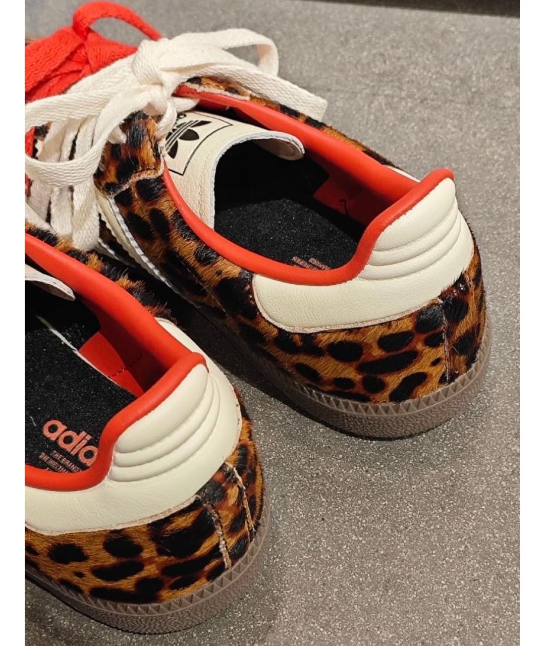 ADIDAS Коричневые бархатные кроссовки, фото 7