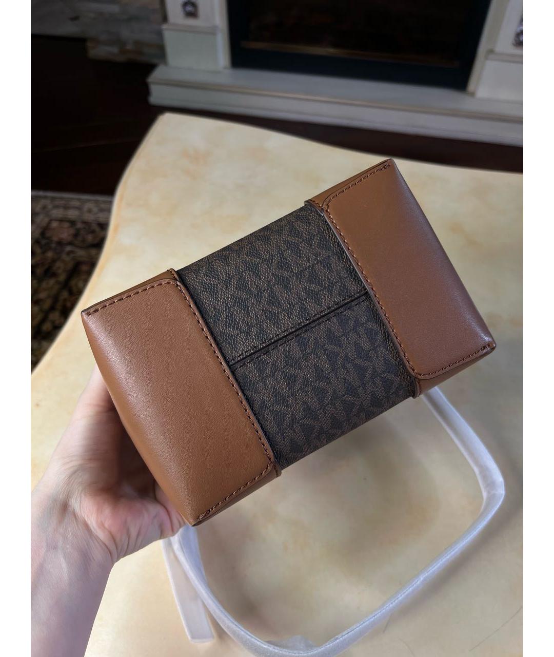 MICHAEL KORS Коричневая сумка через плечо, фото 6