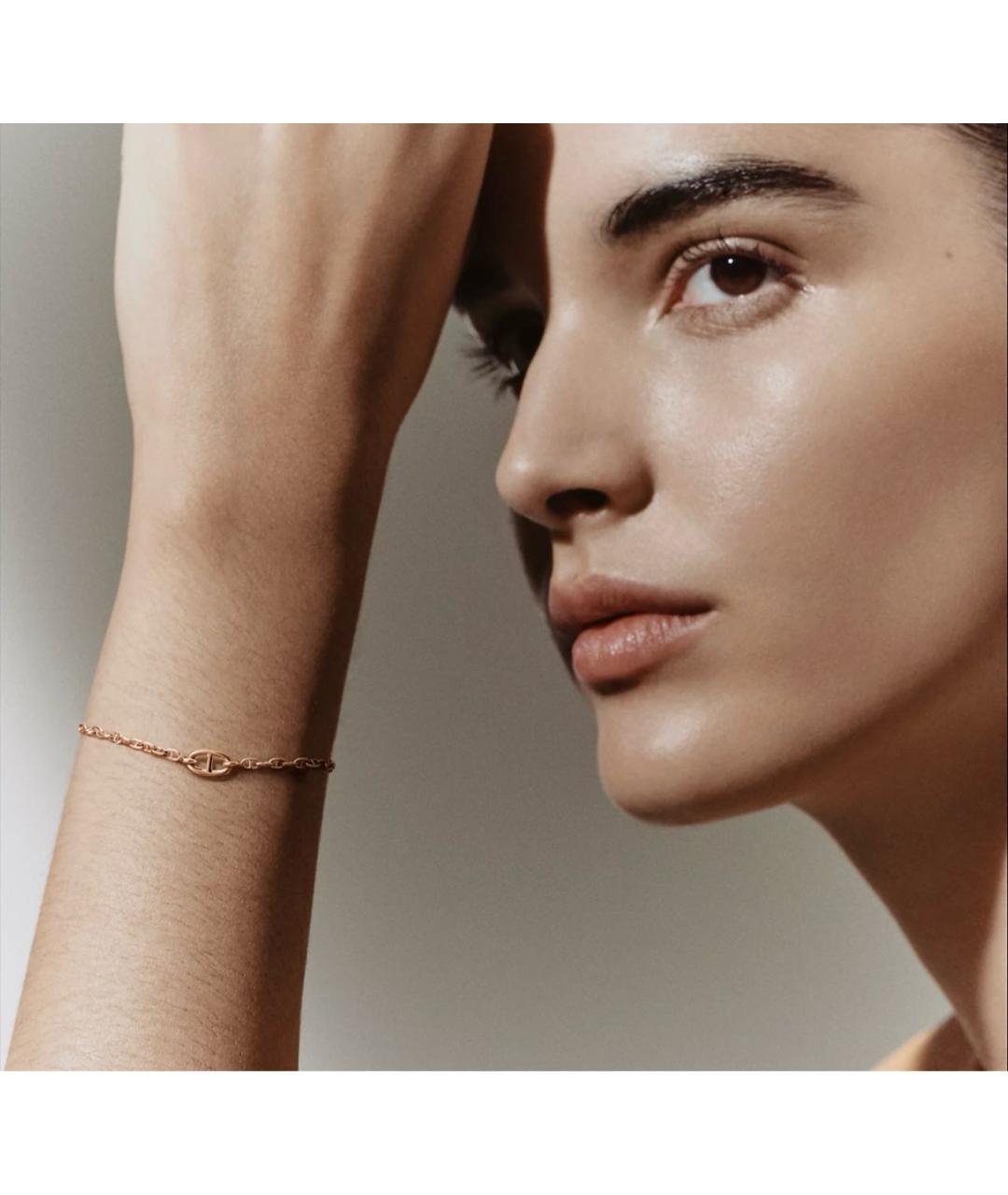 HERMES Золотой браслет из розового золота, фото 2
