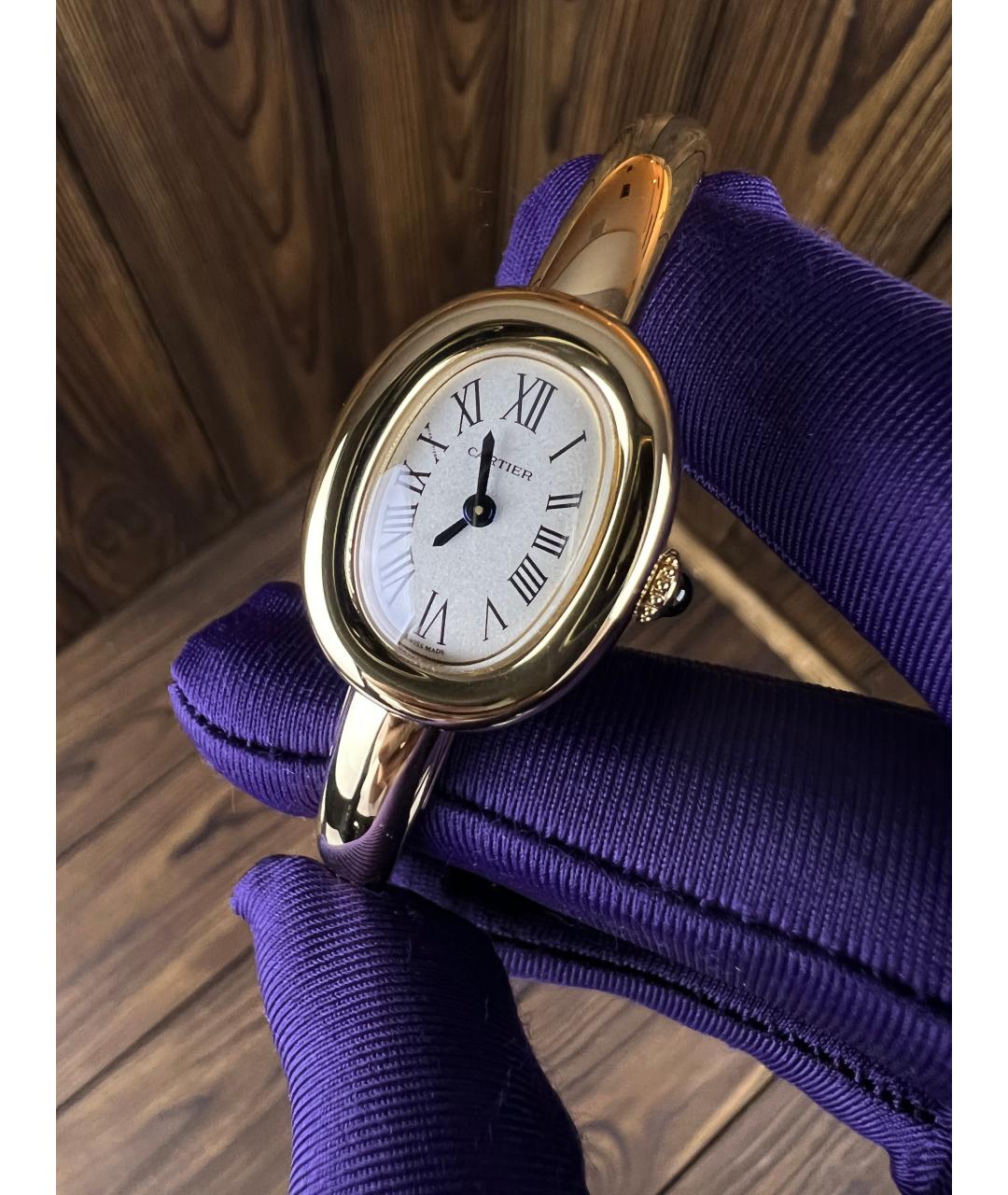 CARTIER Золотые часы из желтого золота, фото 2
