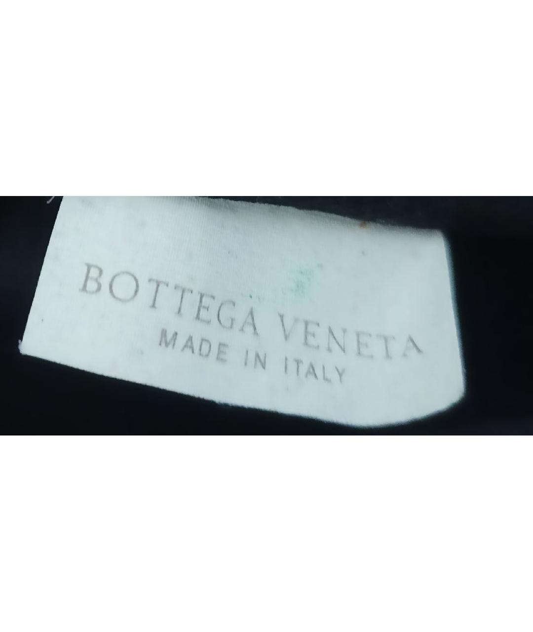BOTTEGA VENETA Черный кожаный портфель, фото 7