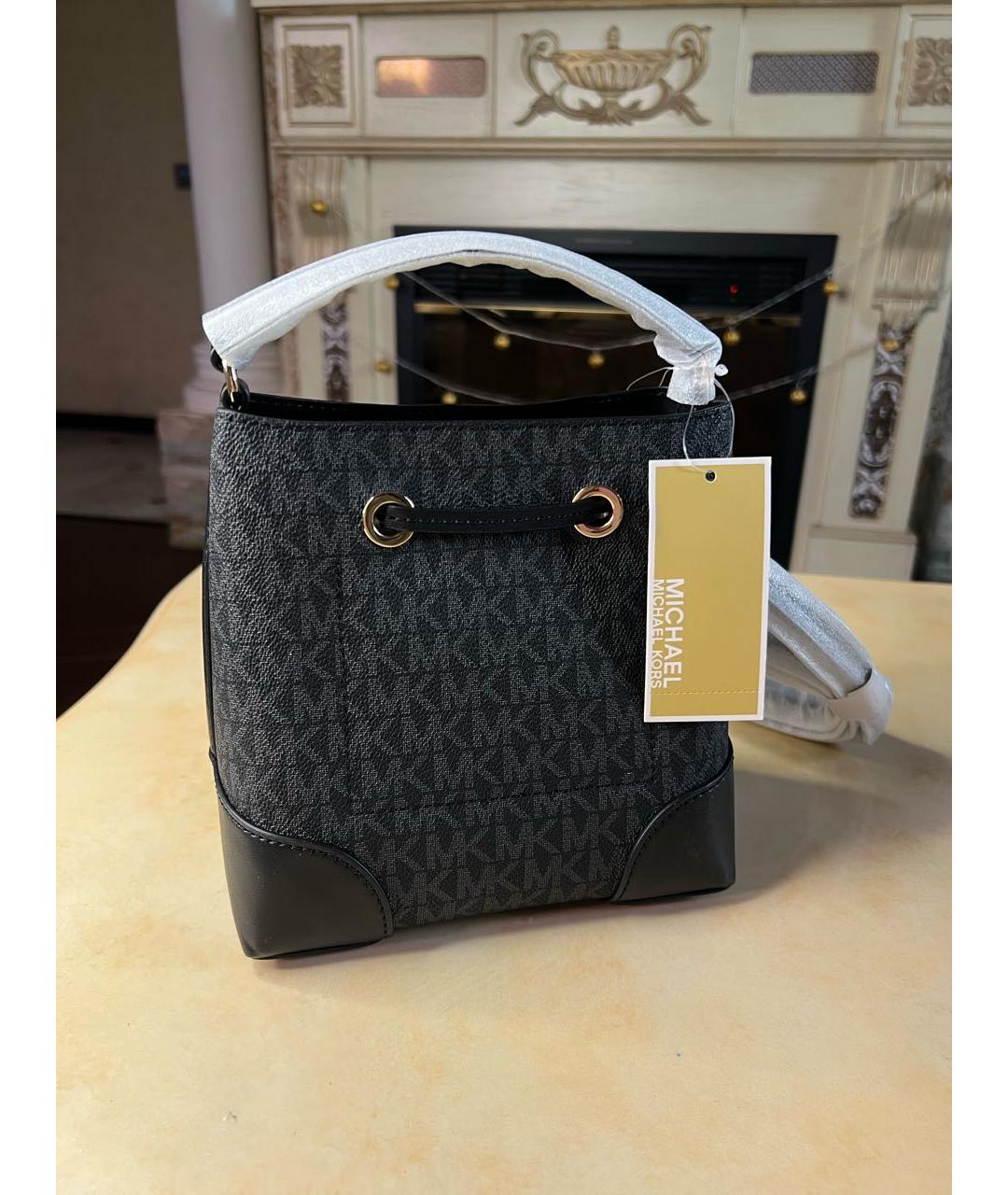 MICHAEL KORS Черная сумка через плечо, фото 3