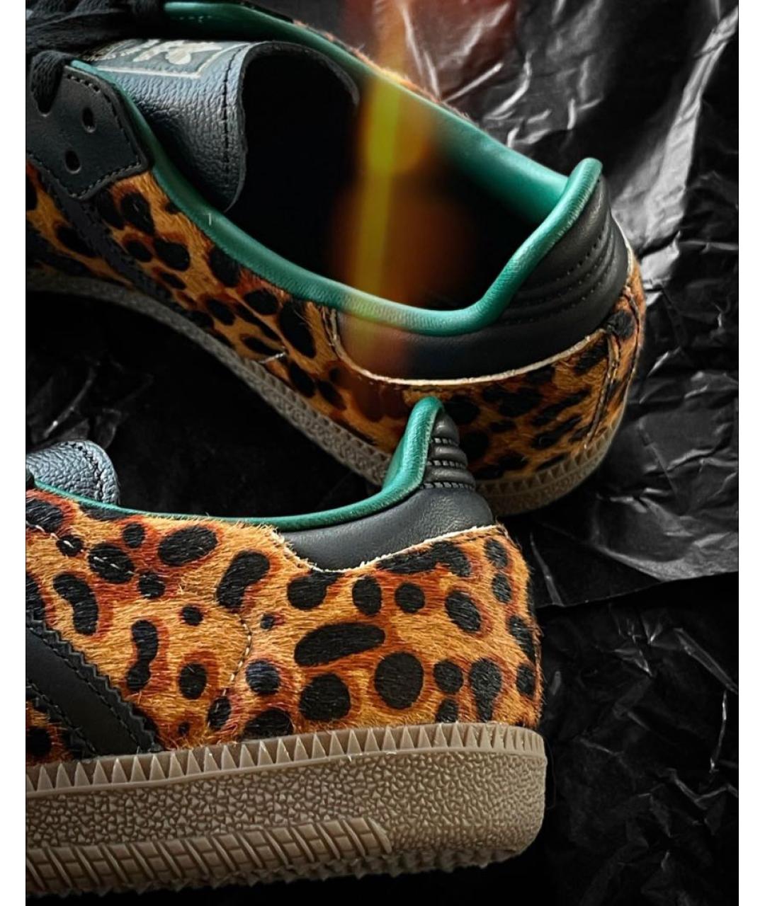 ADIDAS Коричневые бархатные кеды, фото 6