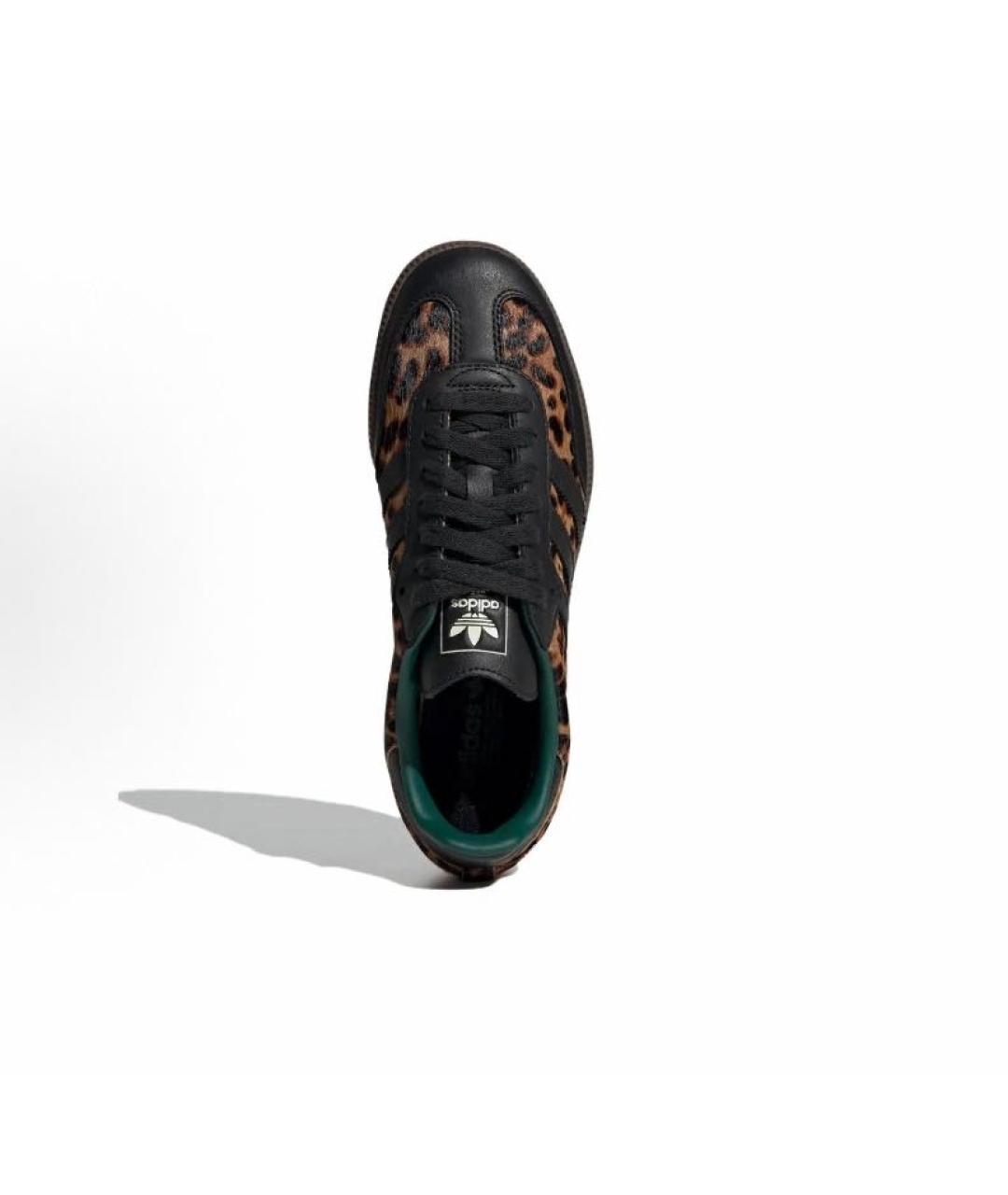 ADIDAS Коричневые бархатные кеды, фото 3