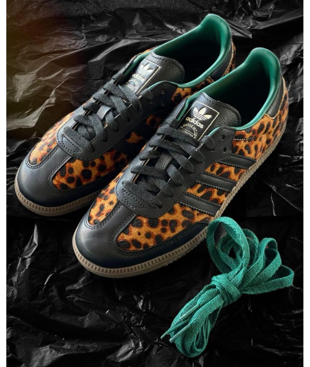 ADIDAS Коричневые бархатные кеды, фото 4