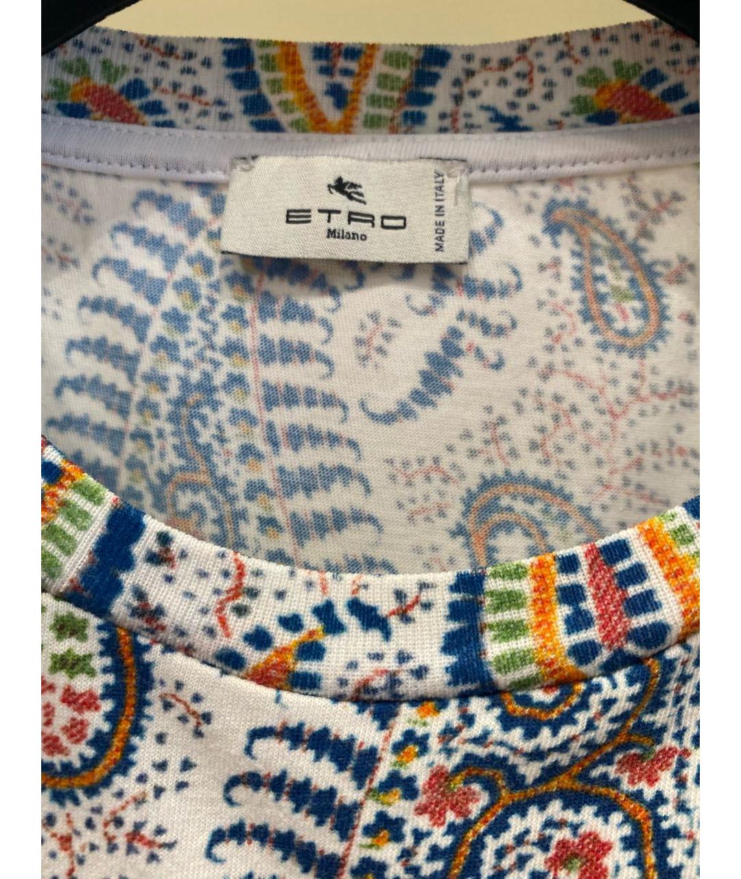 ETRO Мульти хлопковая футболка, фото 3