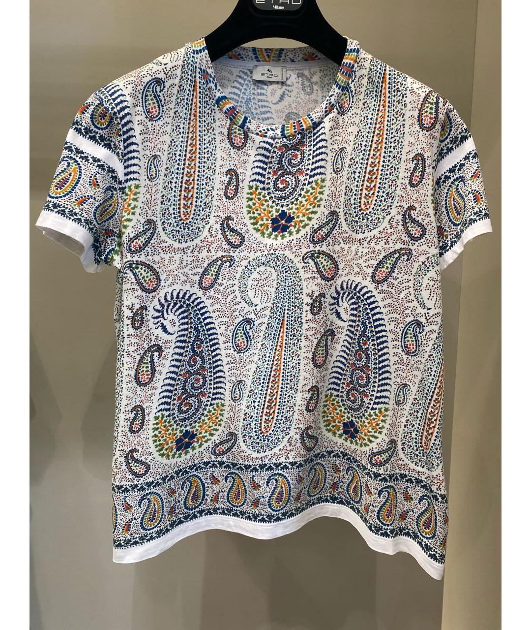 ETRO Мульти хлопковая футболка, фото 7