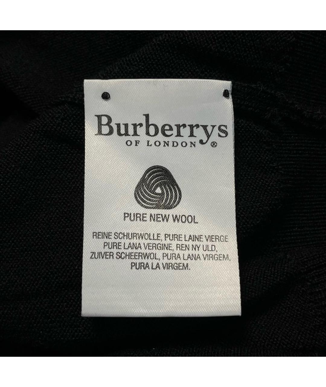 BURBERRY Черная шерстяная водолазка, фото 5