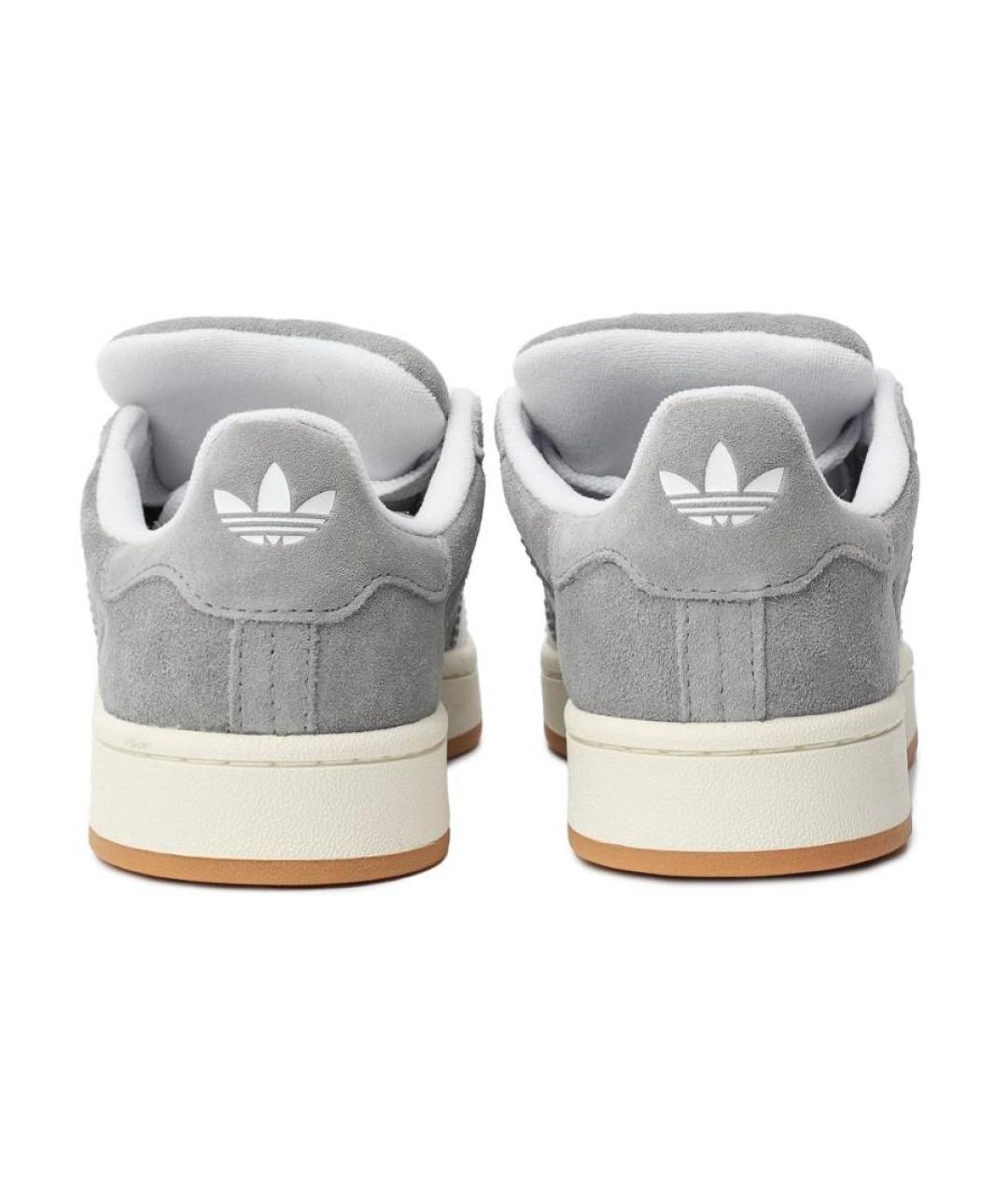 ADIDAS Серые замшевые кроссовки, фото 4