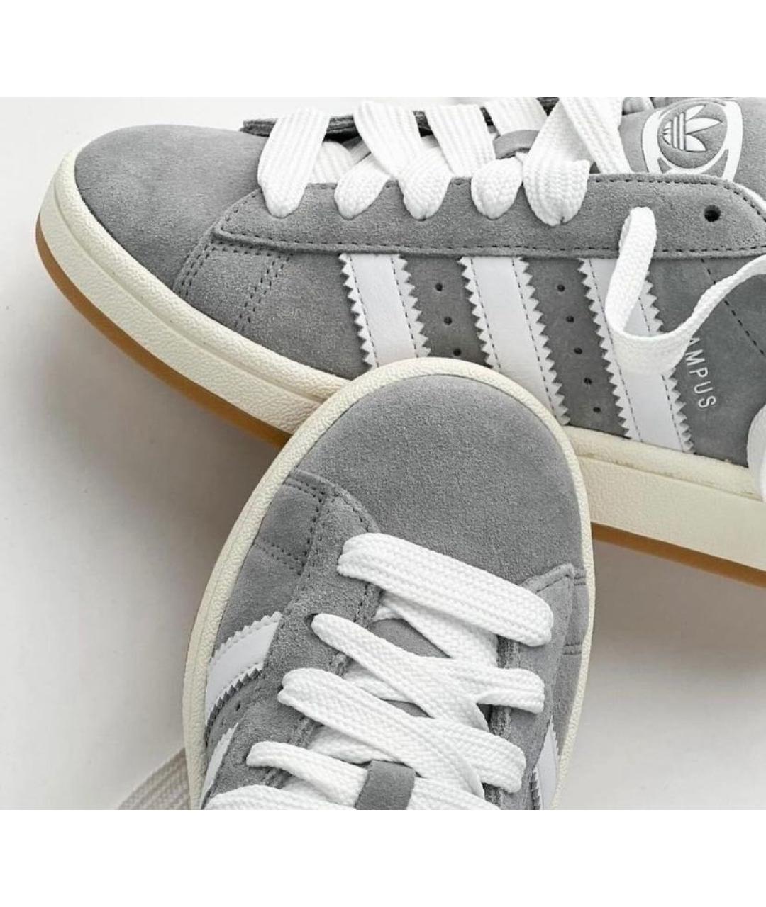 ADIDAS Серые замшевые кроссовки, фото 6