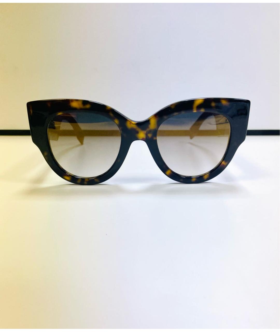 FENDI Мульти пластиковые солнцезащитные очки, фото 6