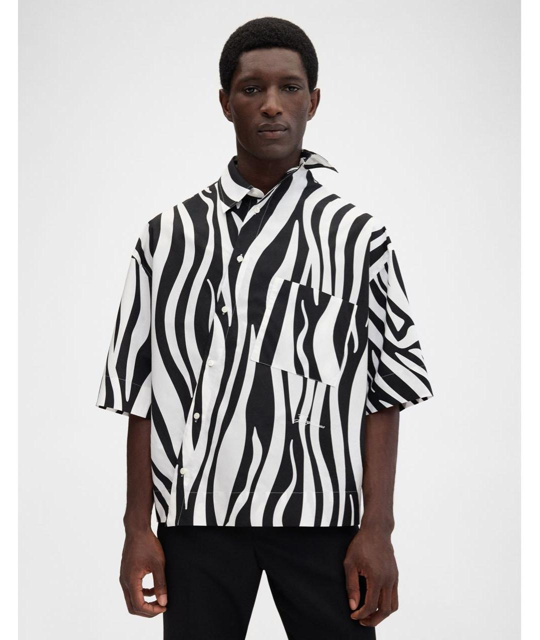 JACQUEMUS Черная хлопковая кэжуал рубашка, фото 5