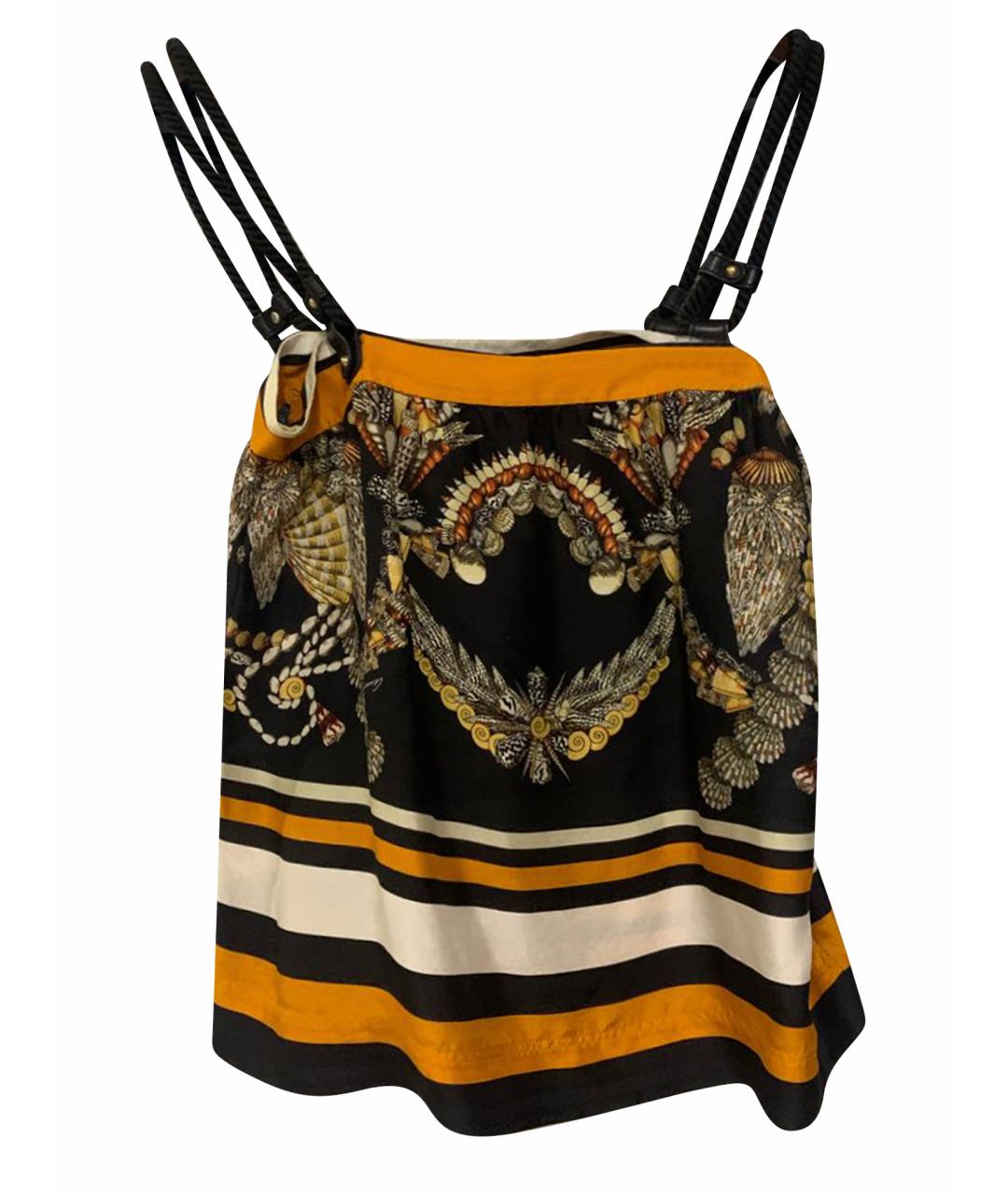 GUCCI Мульти шелковая блузы, фото 1