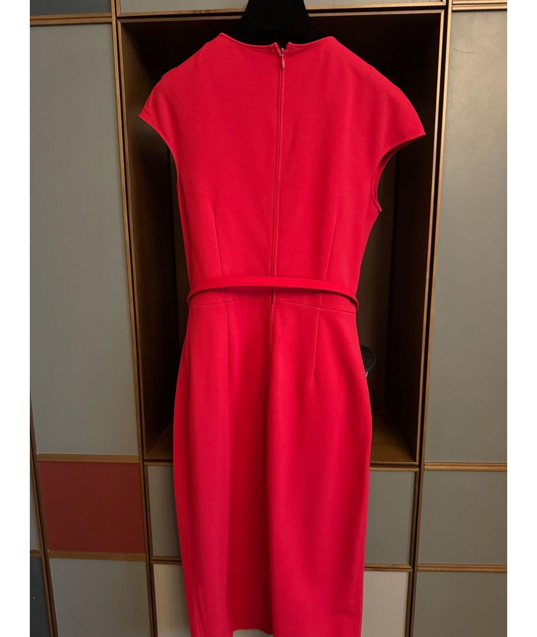 VALENTINO Красное полиэстеровое коктейльное платье, фото 2