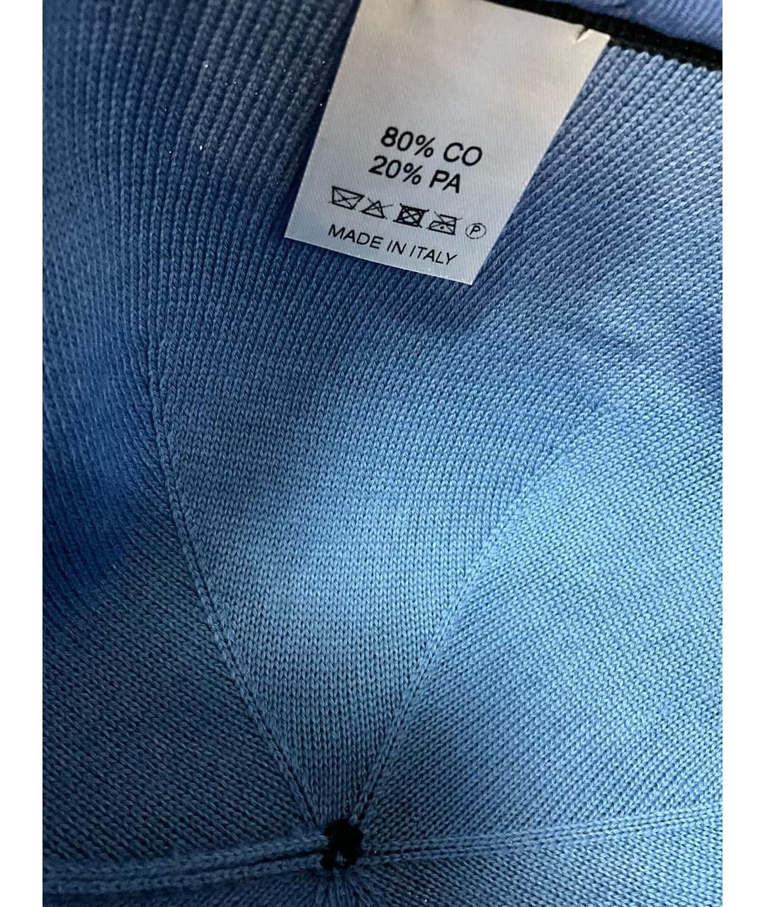 KITON Синяя хлопковая кепка/бейсболка, фото 5