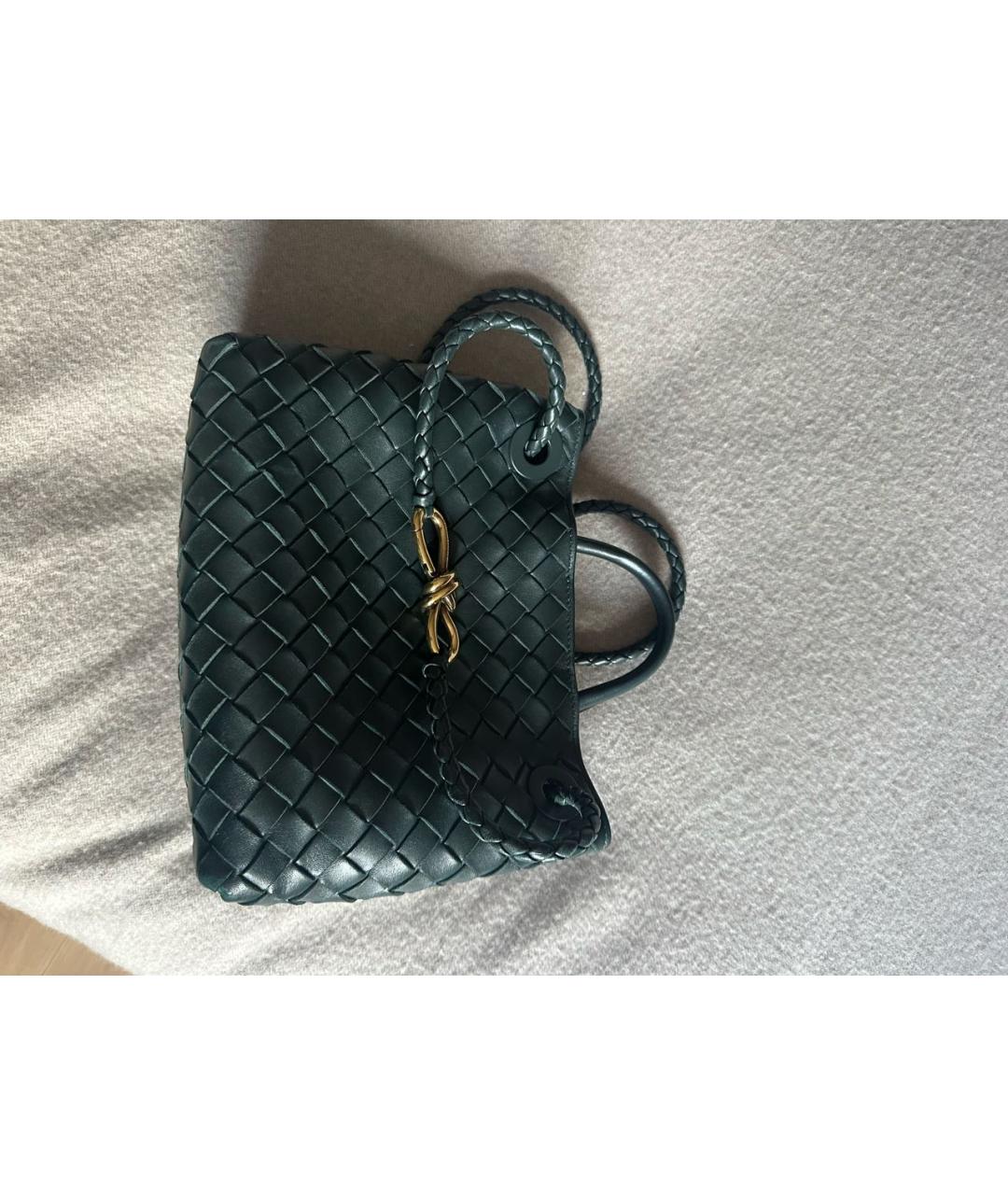 BOTTEGA VENETA Кожаная сумка с короткими ручками, фото 7