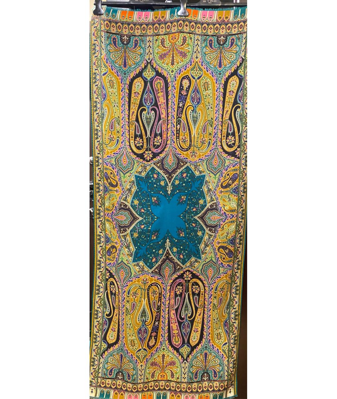ETRO Мульти шерстяной шарф, фото 3
