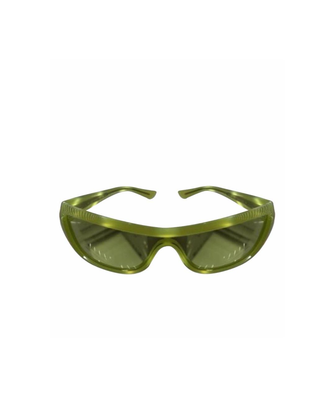 RAY BAN Салатовые пластиковые солнцезащитные очки, фото 8