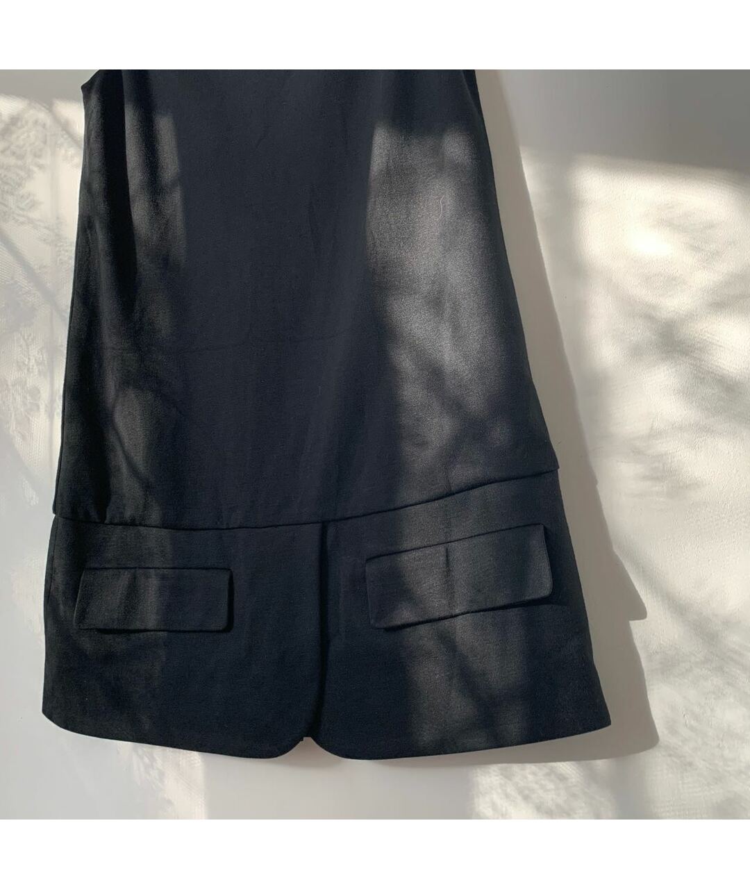 MSGM Черное вискозное повседневное платье, фото 2