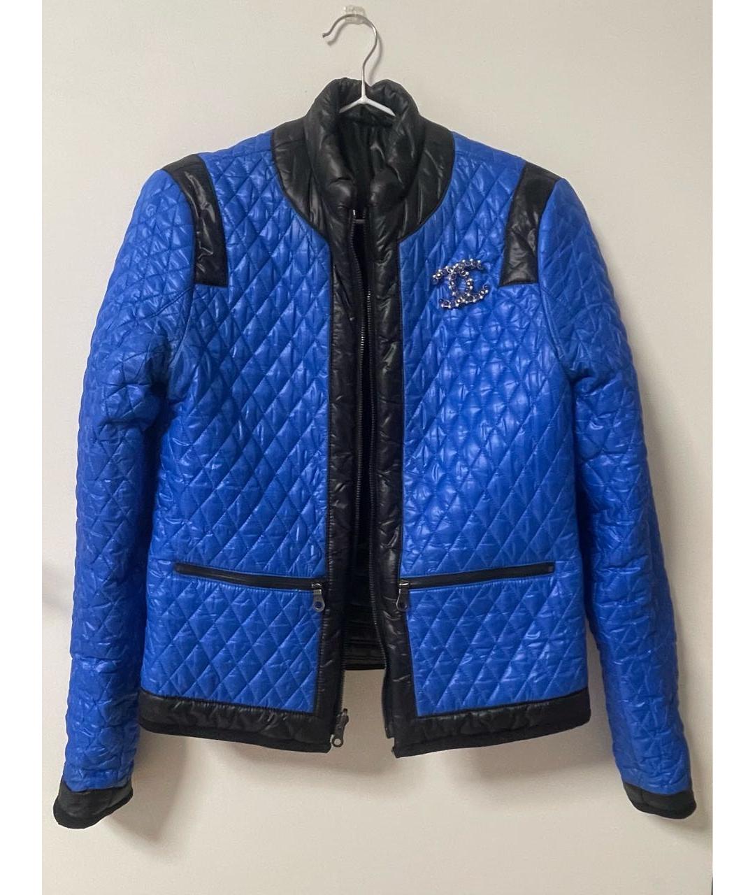 CHANEL Синяя металлическая булавка / брошь, фото 2