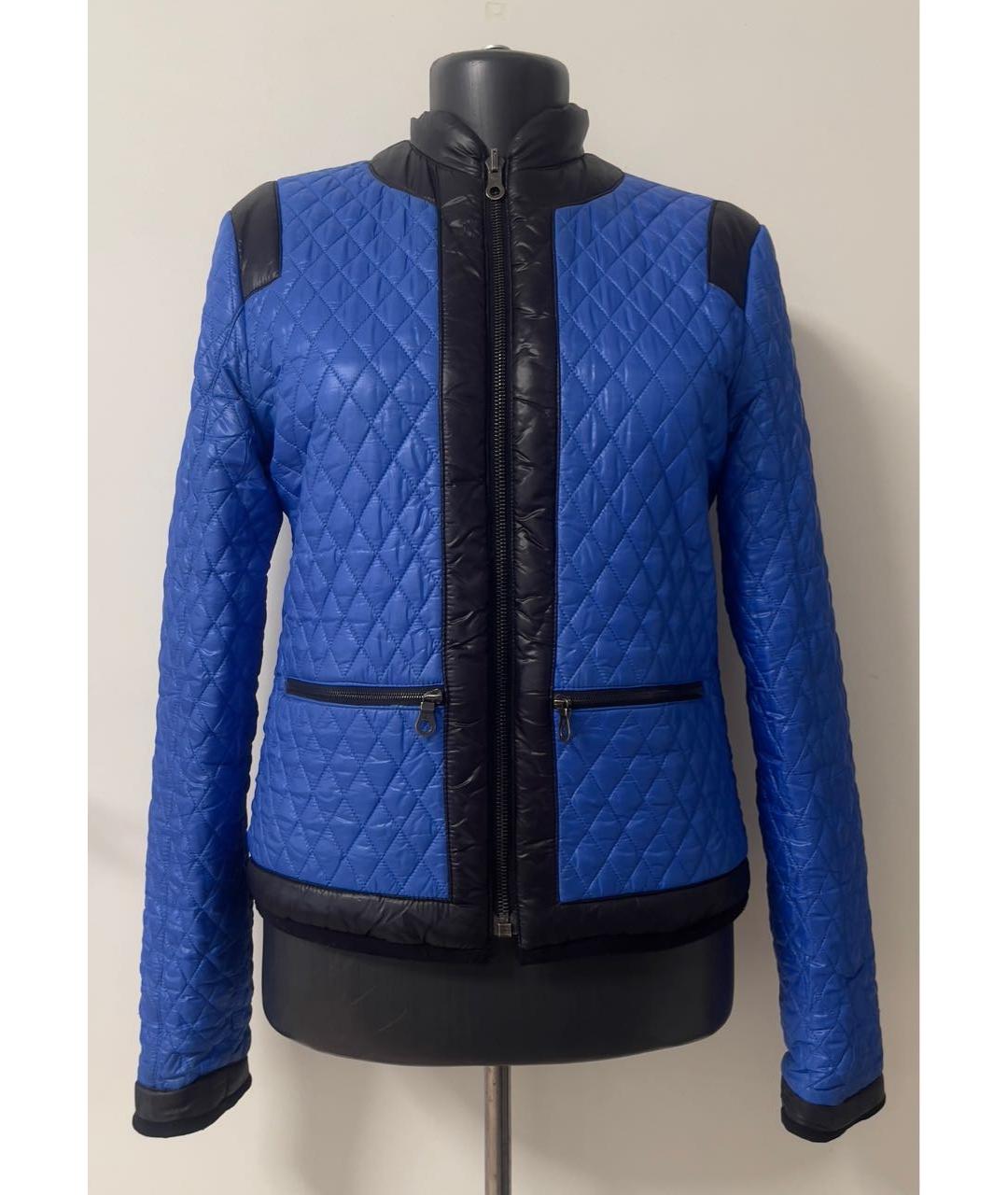 CHANEL Синяя полиэстеровая куртка, фото 9