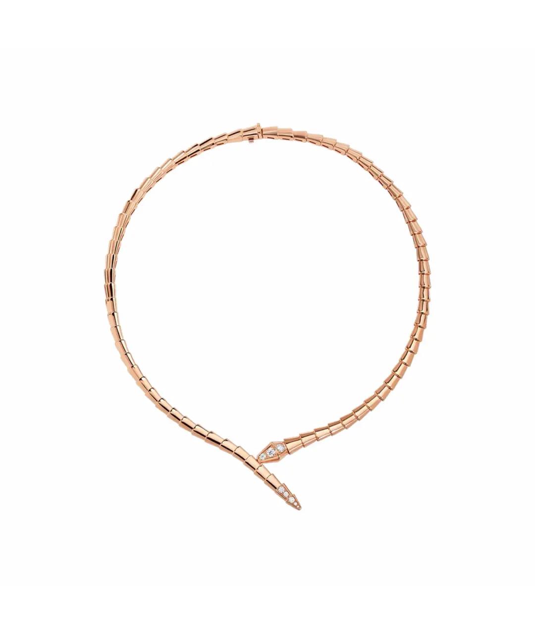BVLGARI Золотое колье из розового золота, фото 1