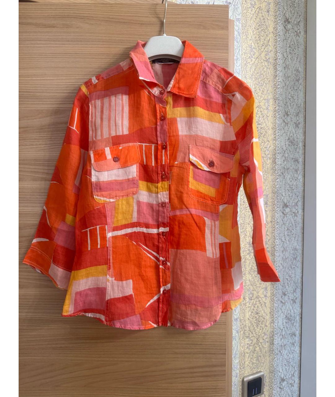 WEEKEND MAX MARA Мульти льняная блузы, фото 8