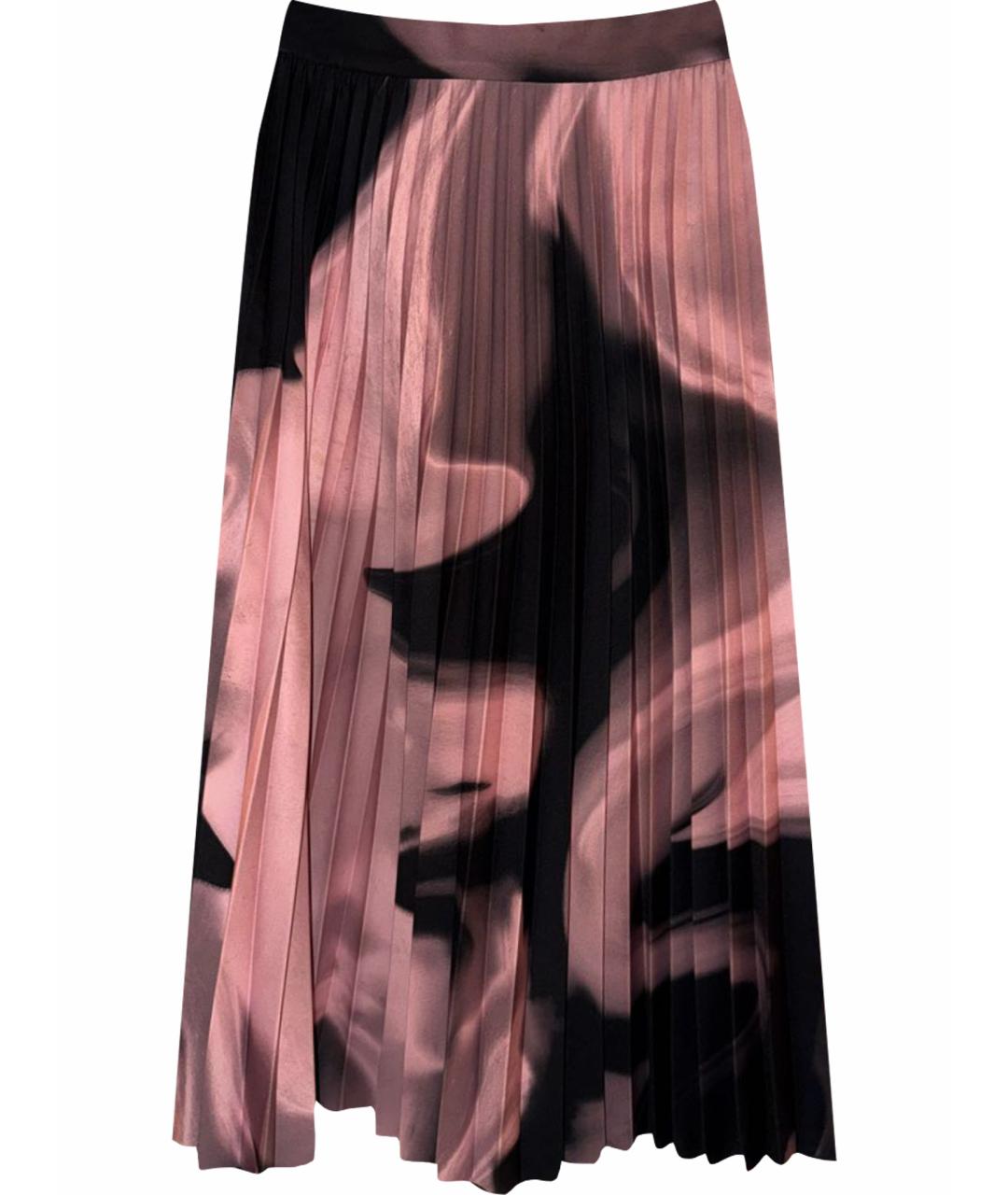 OFF-WHITE Черная полиэстеровая юбка миди, фото 1