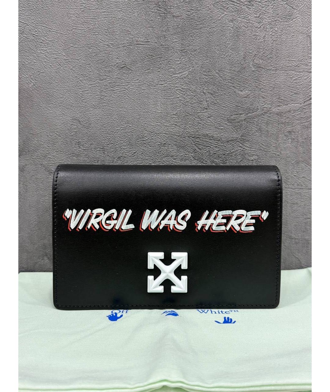 OFF-WHITE Черная сумка через плечо из лакированной кожи, фото 7