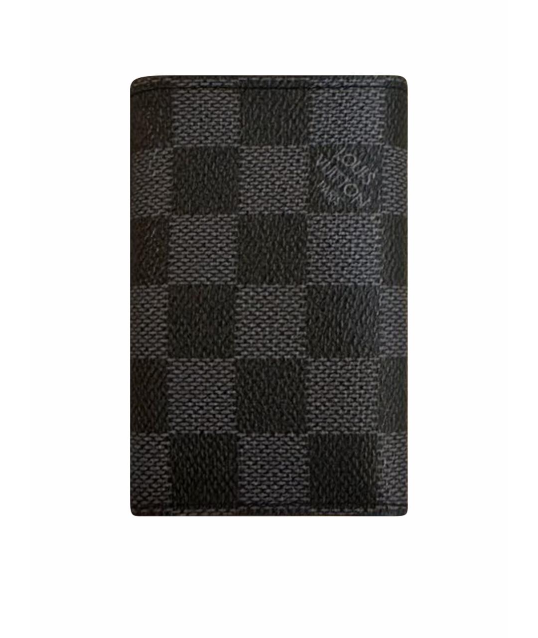 LOUIS VUITTON Черная ключница, фото 1