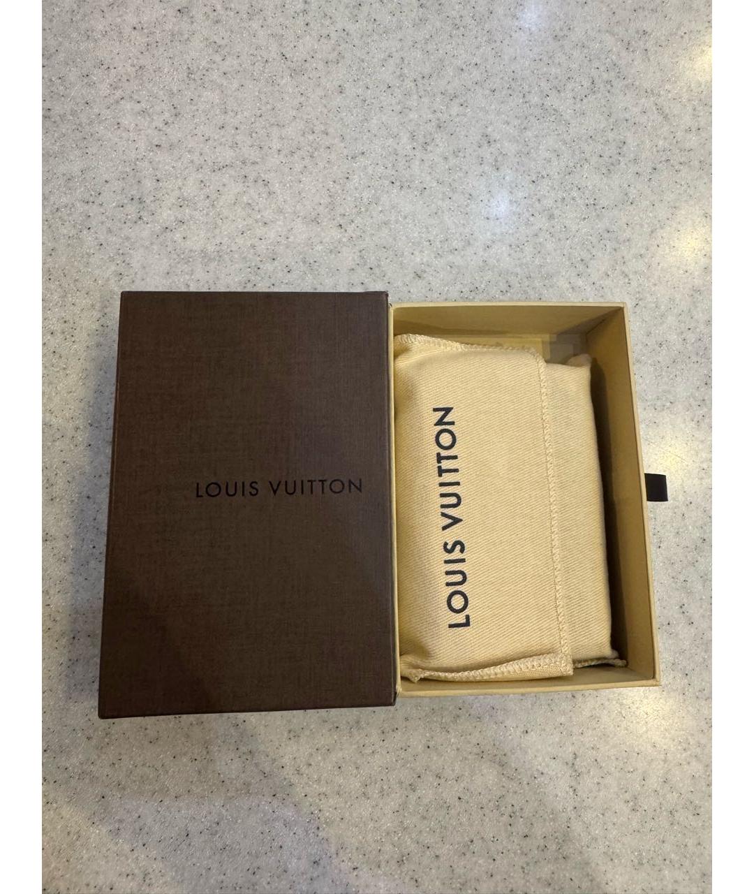 LOUIS VUITTON Черная ключница, фото 4