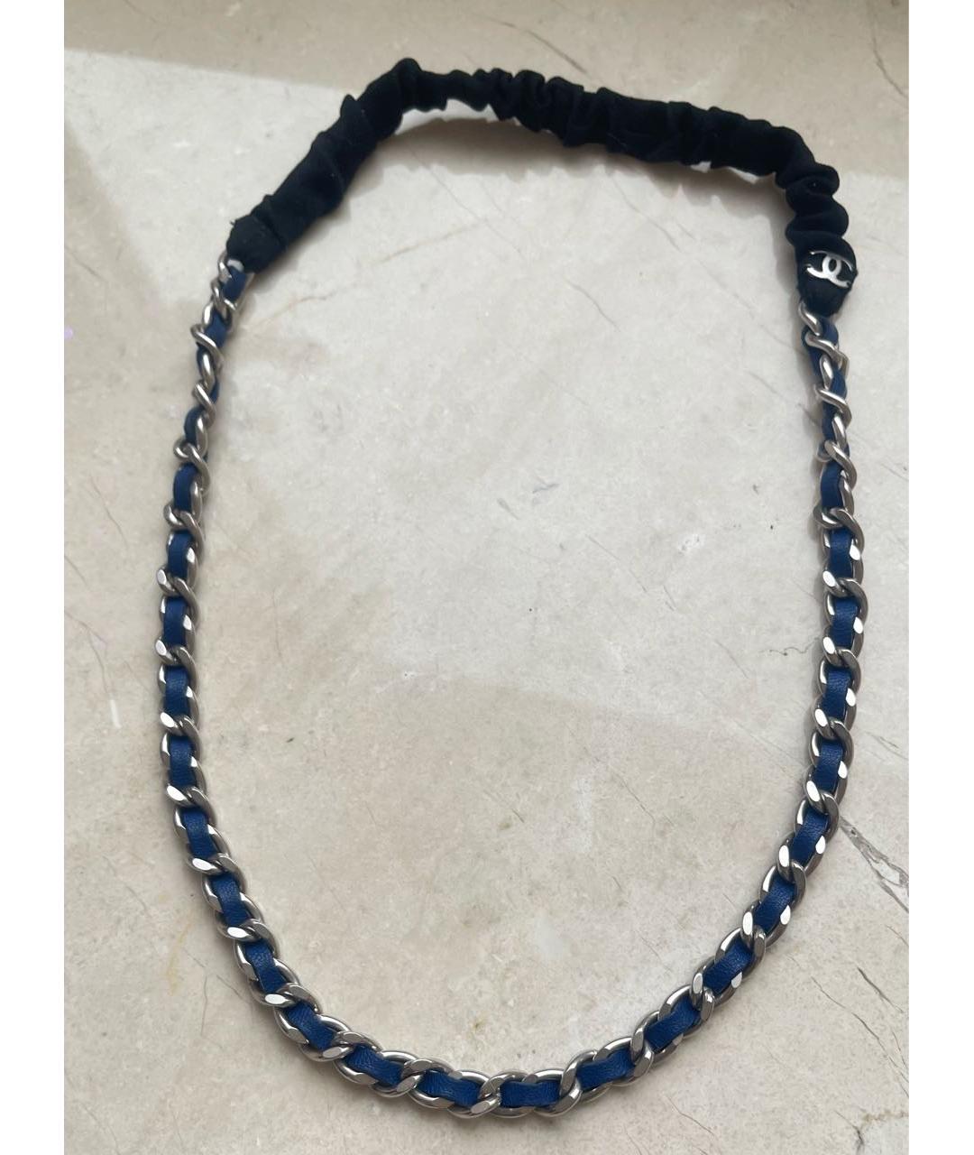CHANEL Синее колье, фото 9