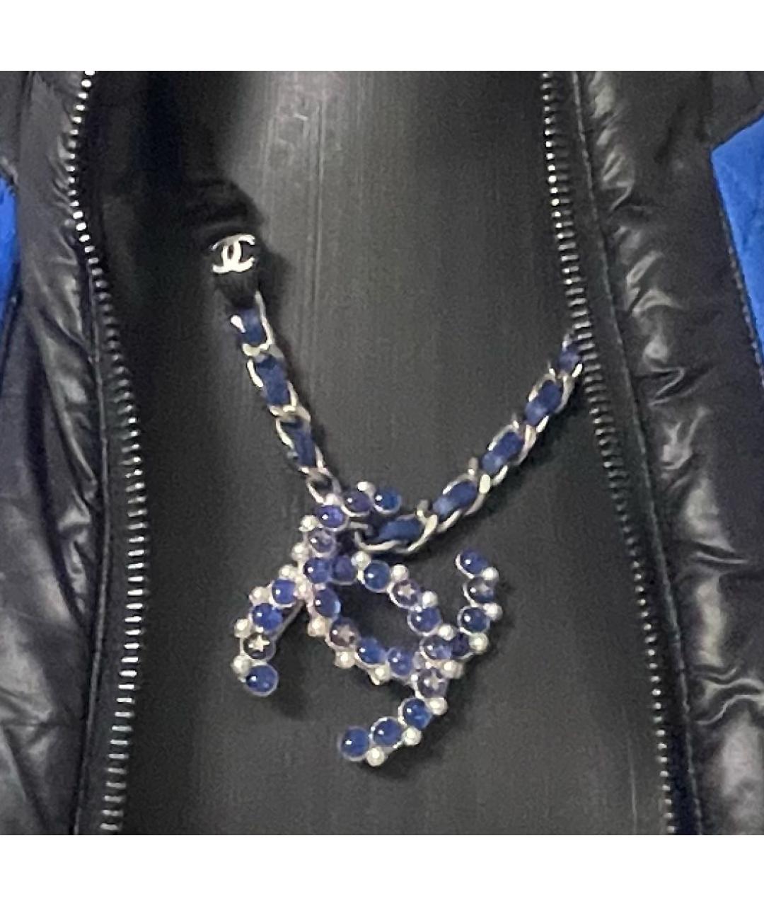 CHANEL Синее колье, фото 8