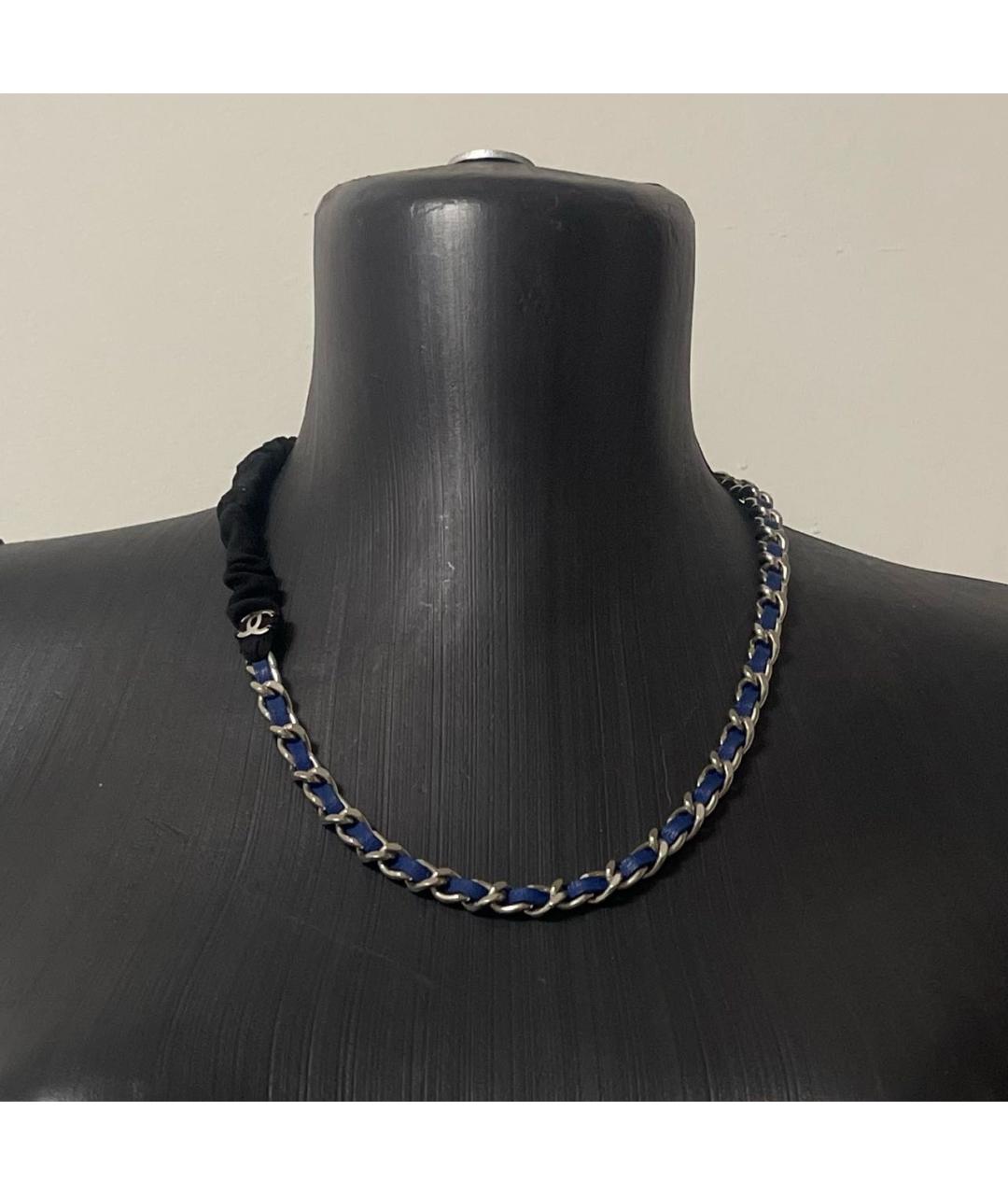 CHANEL Синее колье, фото 3