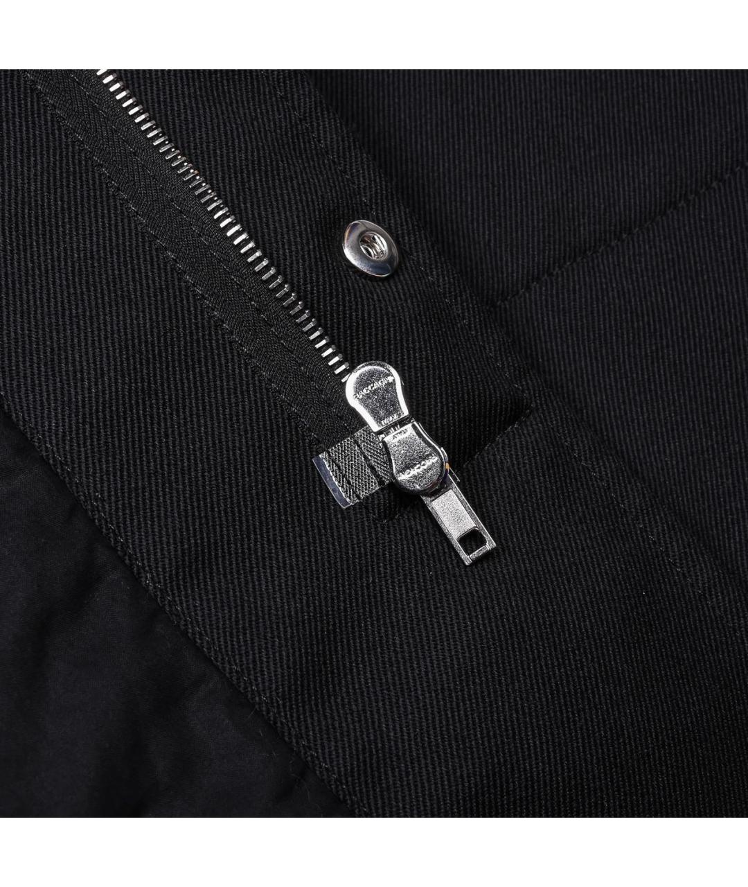 RAF SIMONS Черный тренч / плащ, фото 4