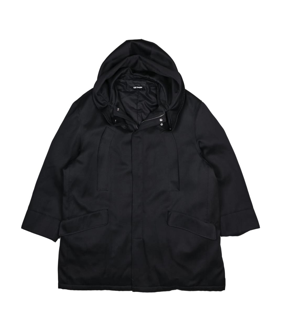 RAF SIMONS Черный тренч / плащ, фото 2