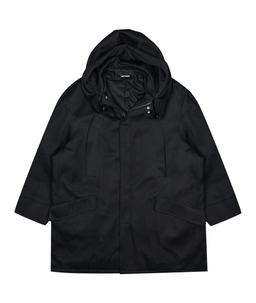 RAF SIMONS Черный тренч / плащ, фото 1