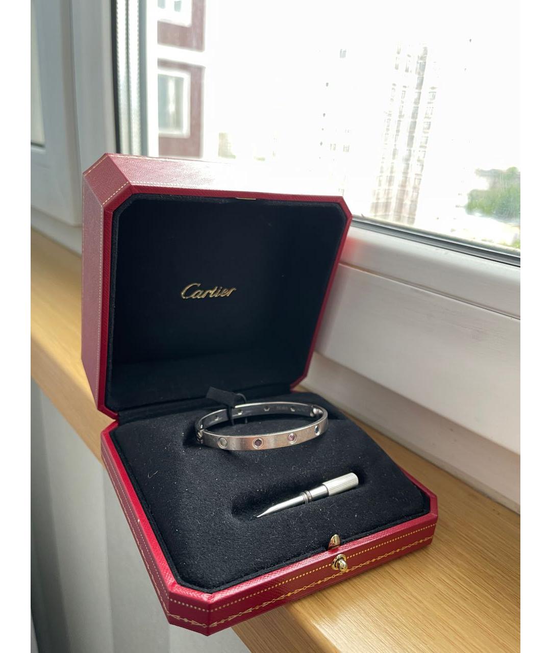 CARTIER Браслет из белого золота, фото 6