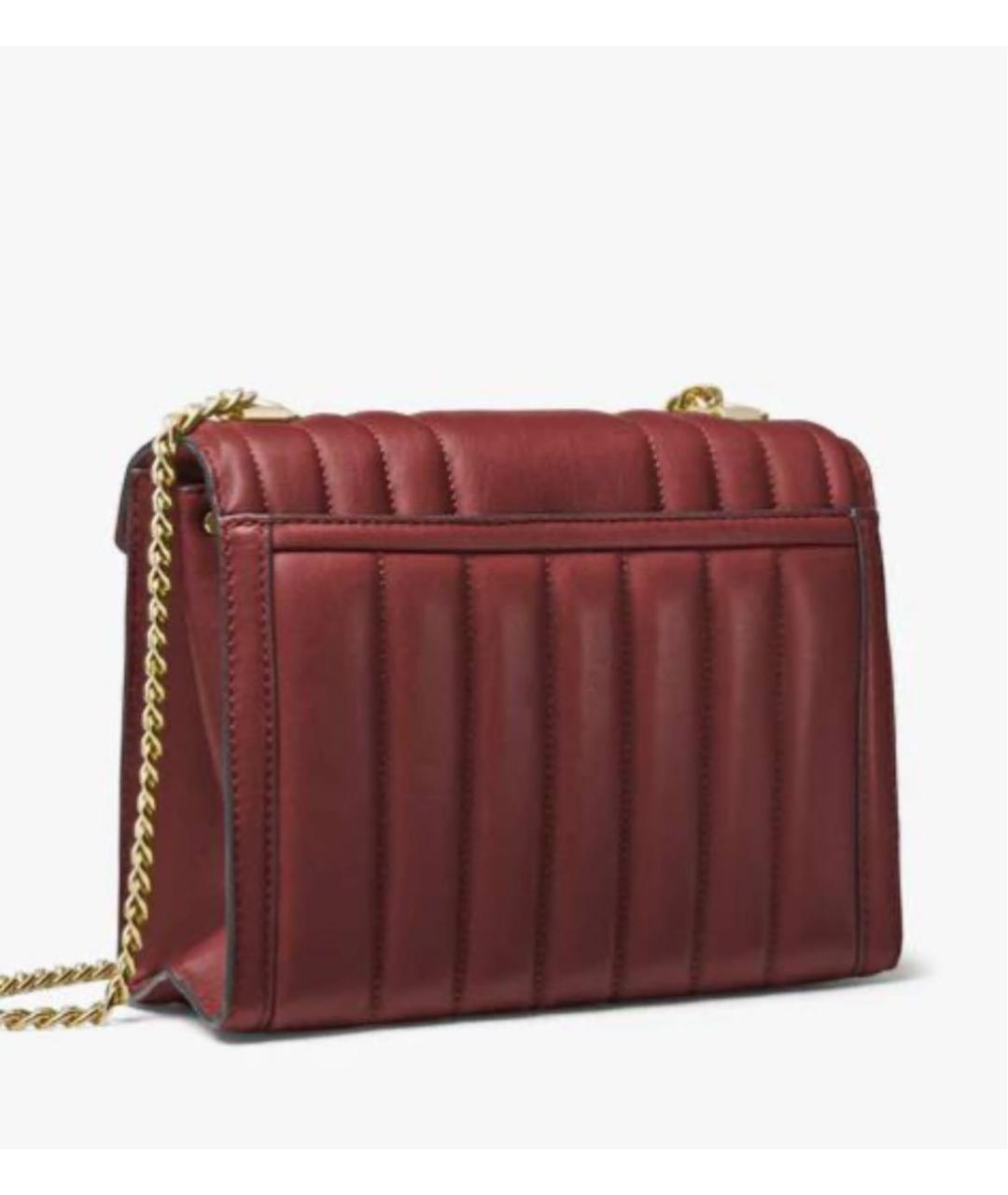 MICHAEL MICHAEL KORS Бордовая сумка через плечо, фото 3