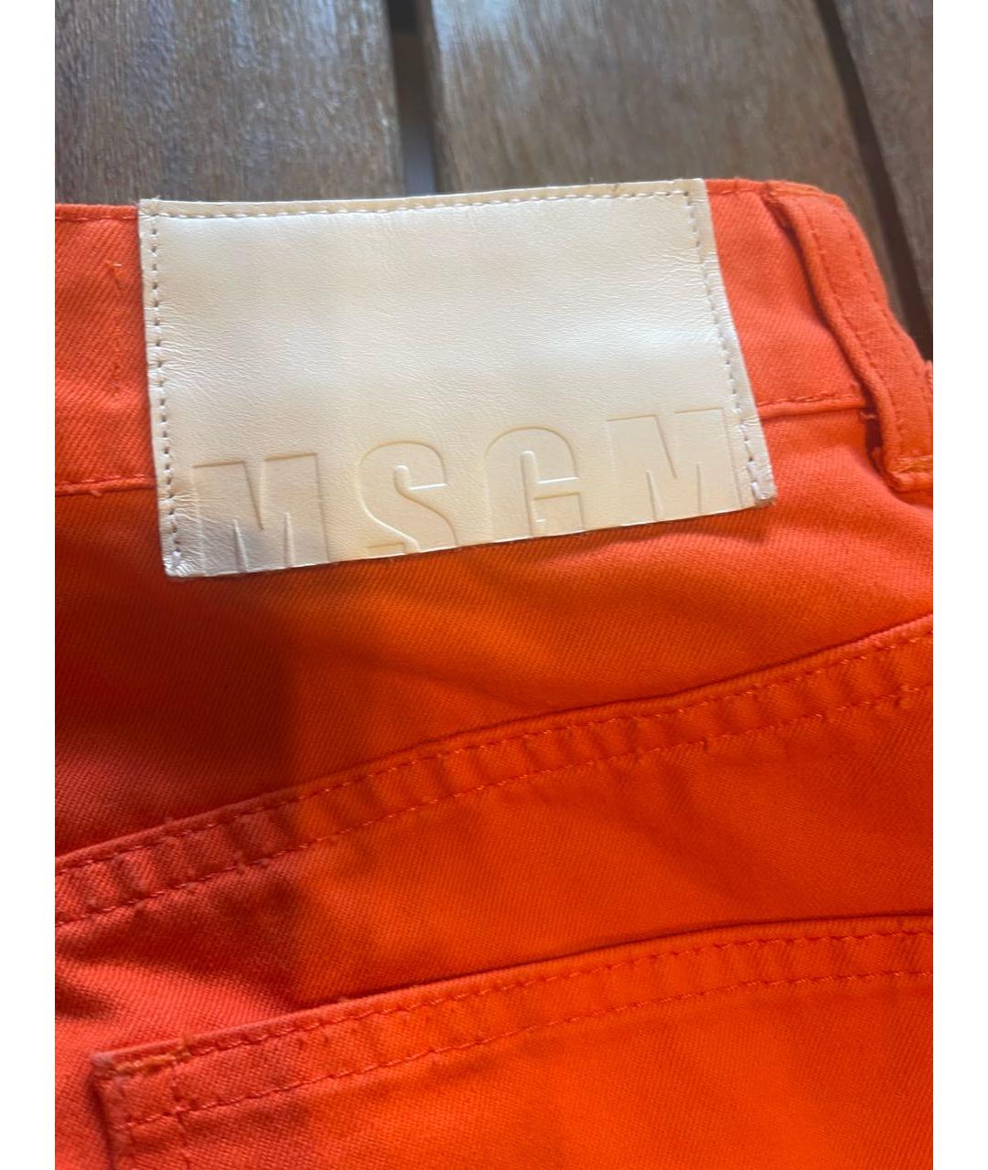 MSGM Мульти деним юбка мини, фото 4