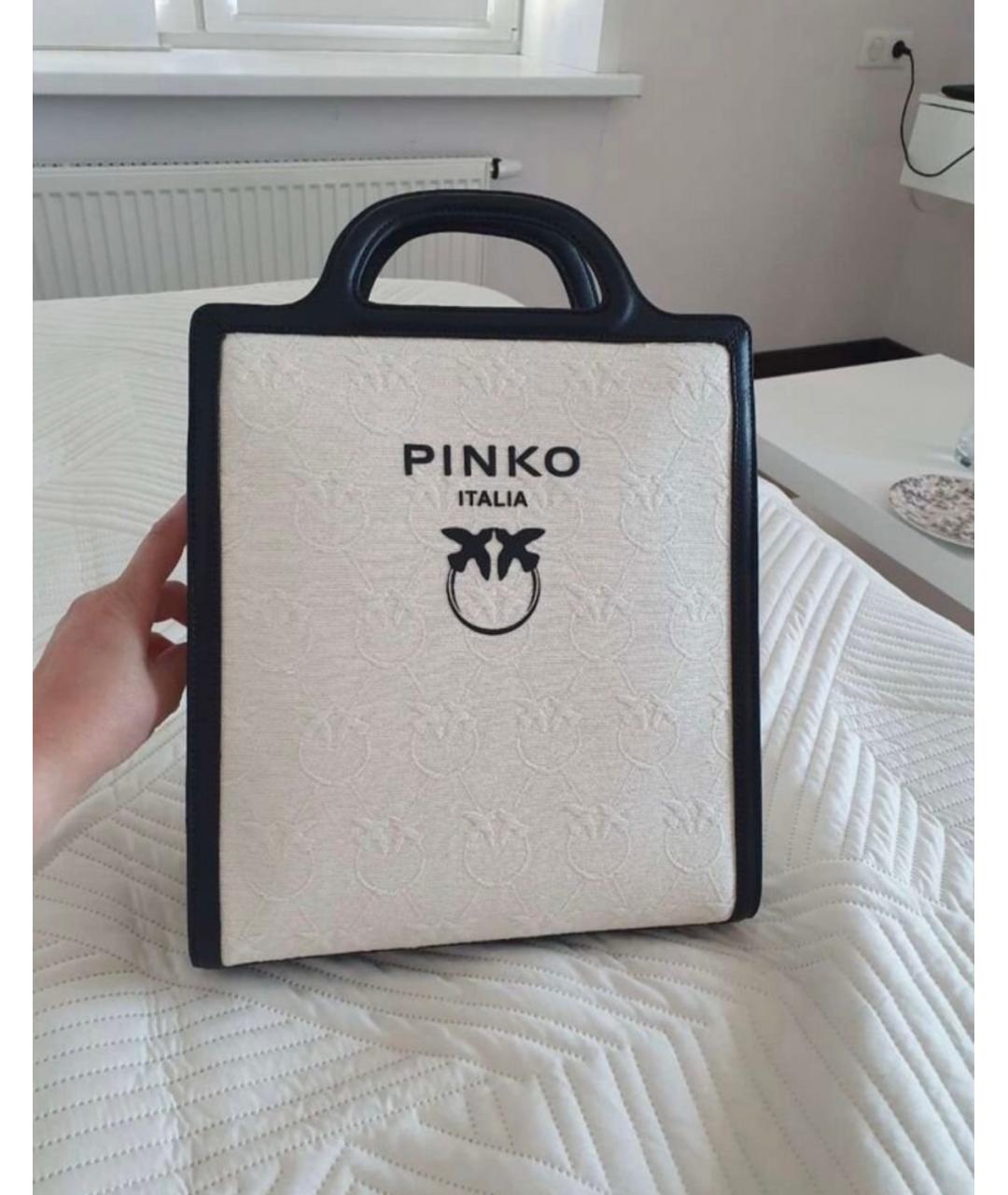 PINKO Белая сумка тоут, фото 7