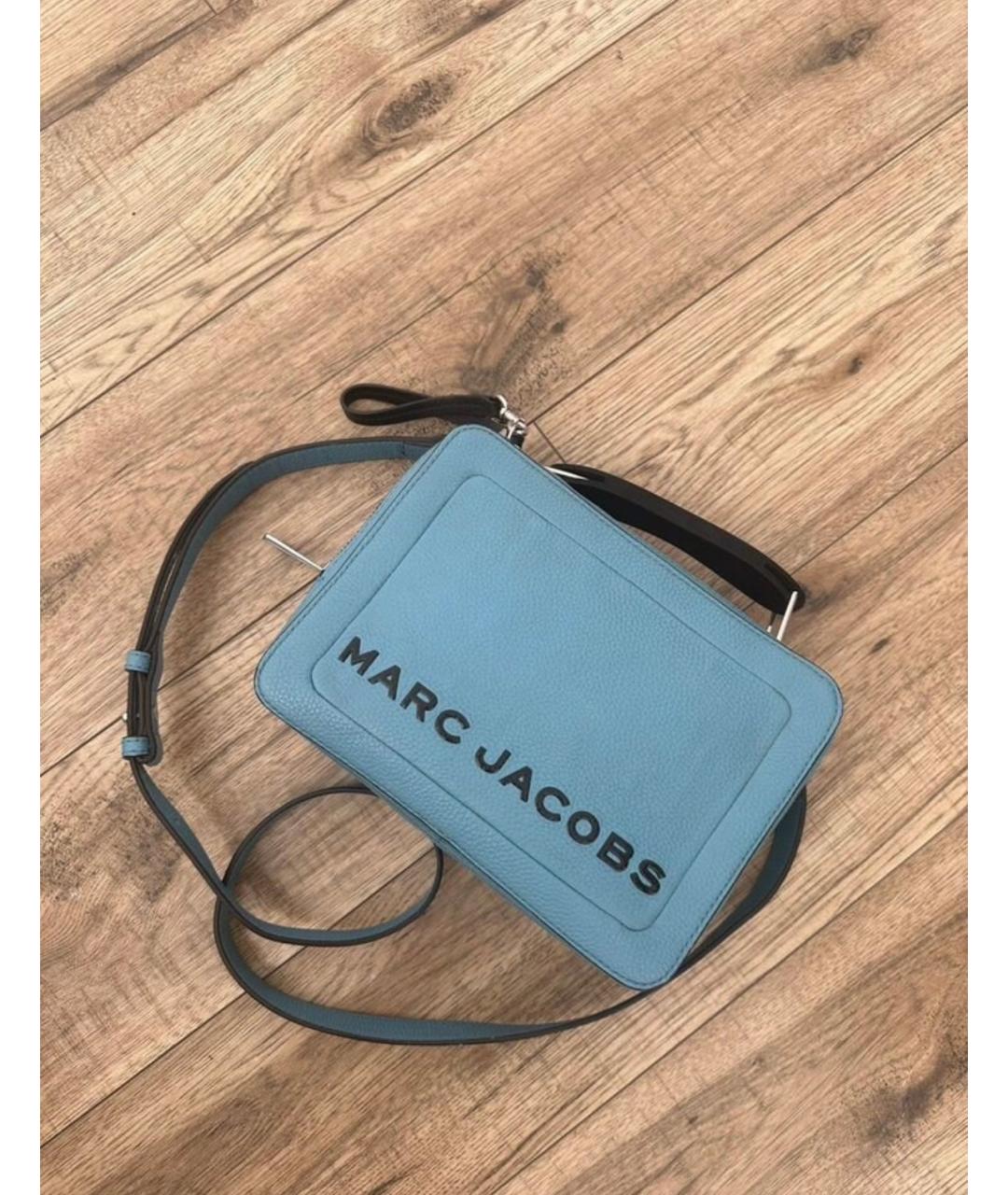 MARC JACOBS Голубая кожаная сумка через плечо, фото 5