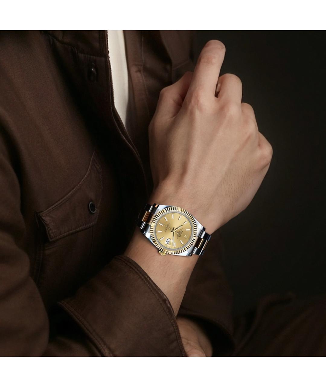 ROLEX Часы из желтого золота, фото 4