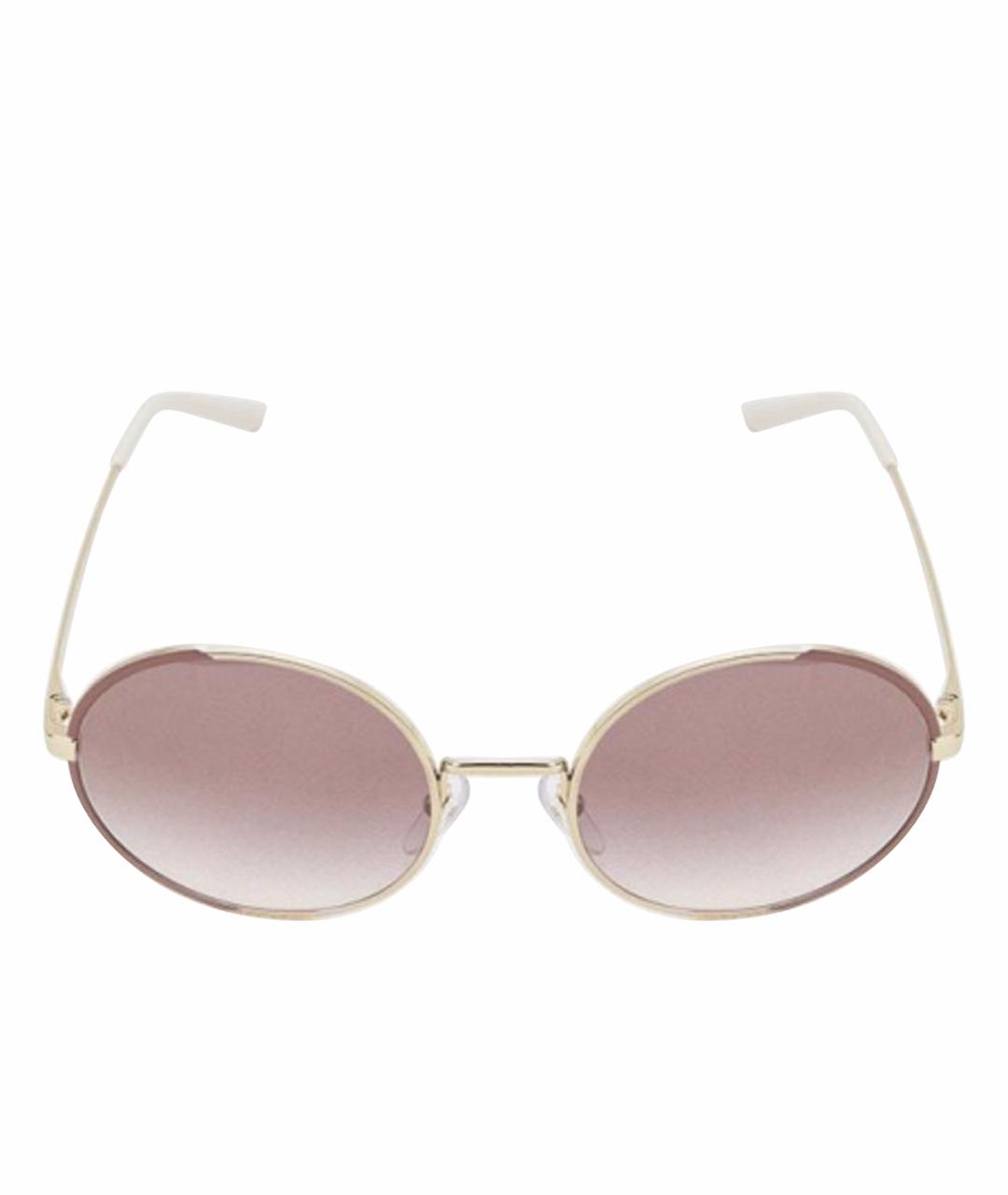 PRADA Розовые металлические солнцезащитные очки, фото 1