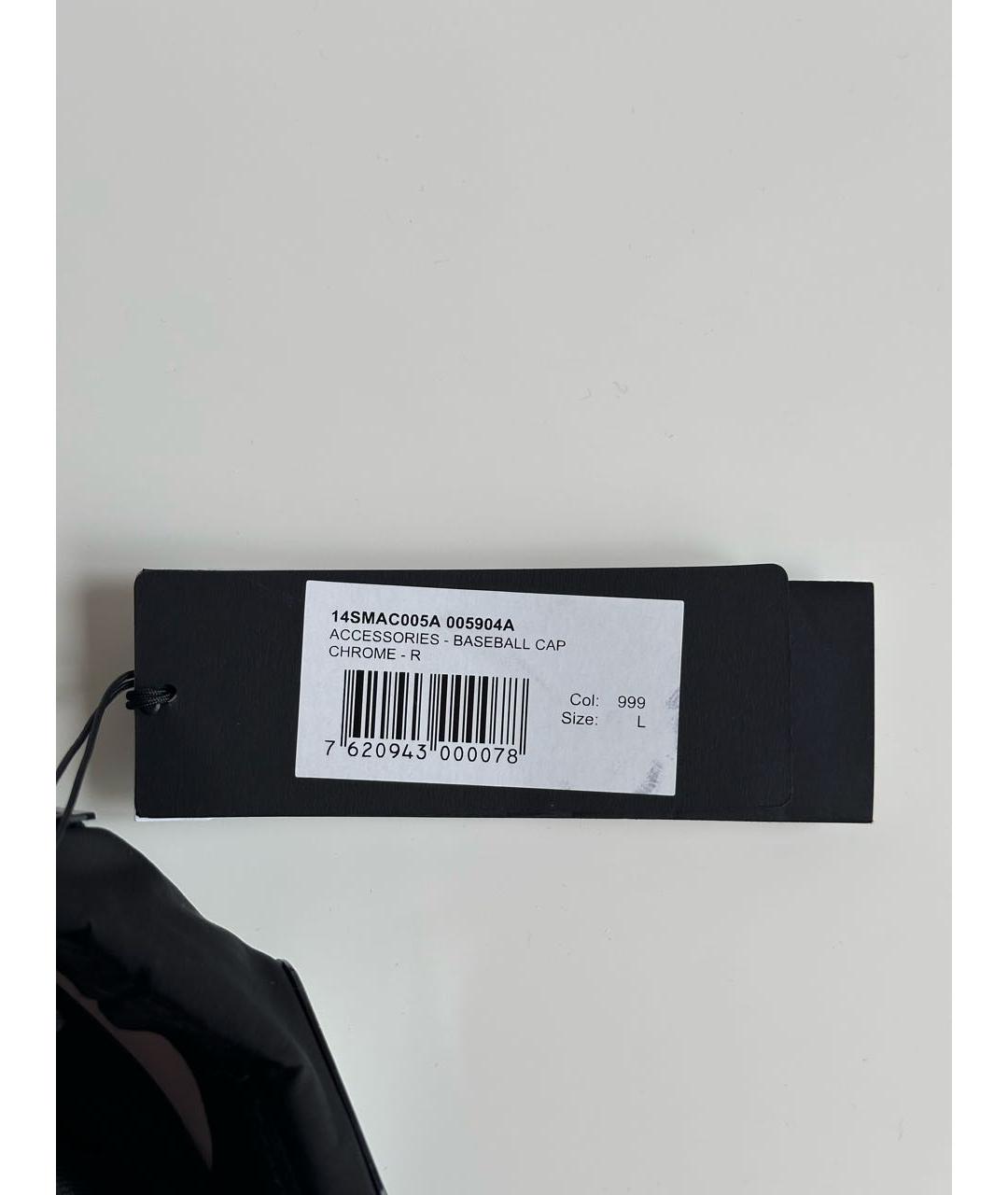 CP COMPANY Черная синтетическая кепка/бейсболка, фото 8