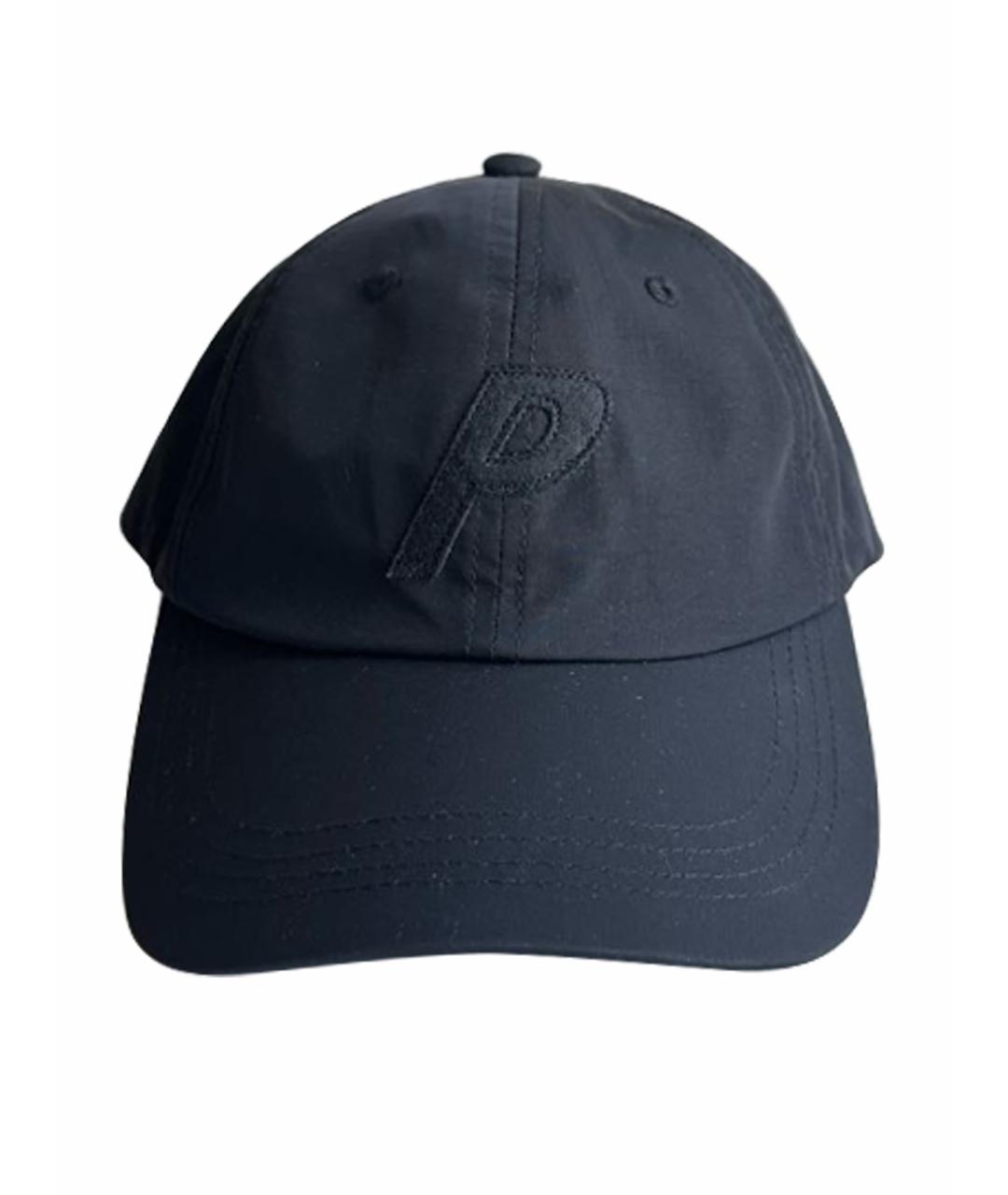 CP COMPANY Черная синтетическая кепка/бейсболка, фото 1