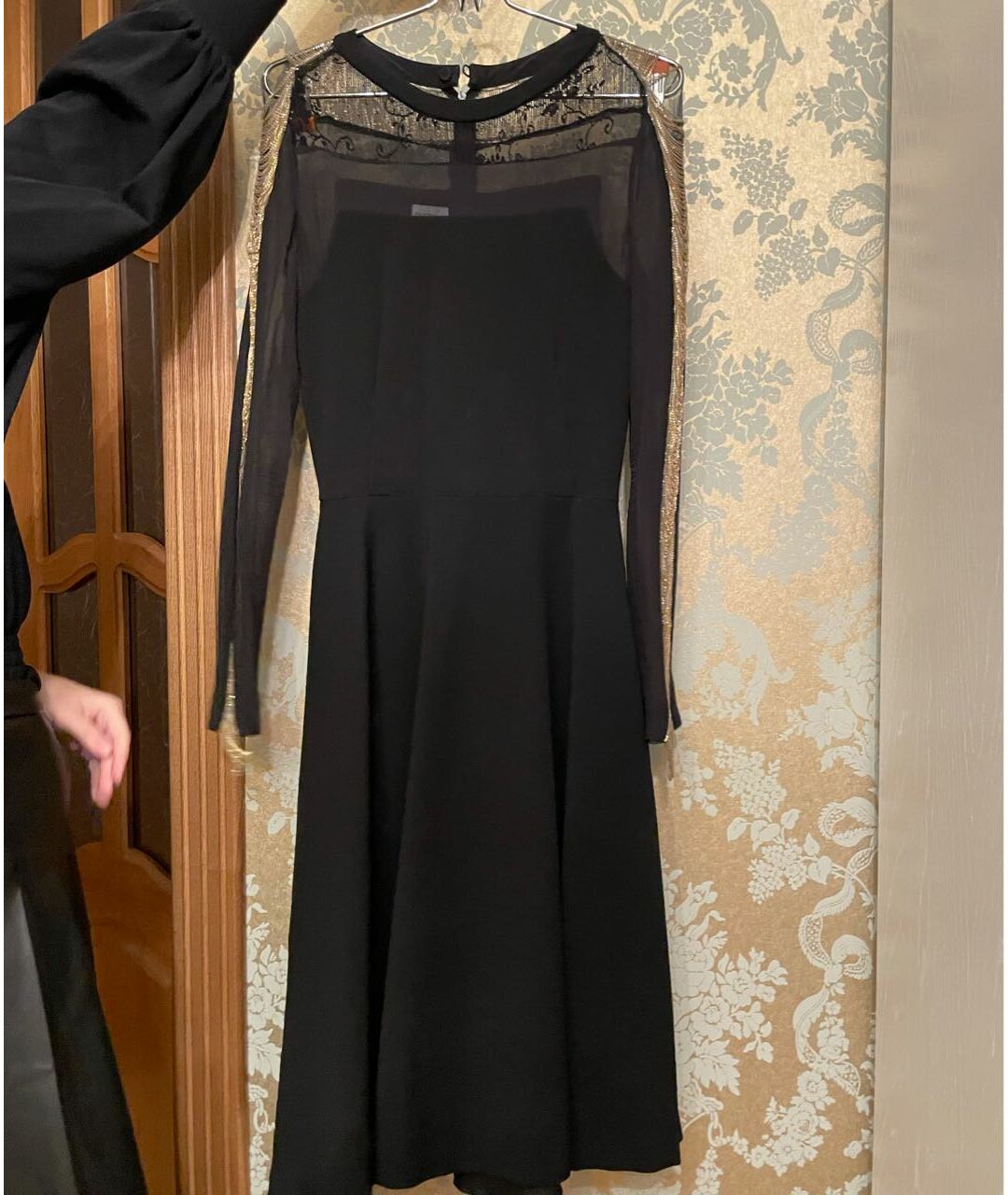PHILOSOPHY DI LORENZO SERAFINI Черное вечернее платье, фото 2