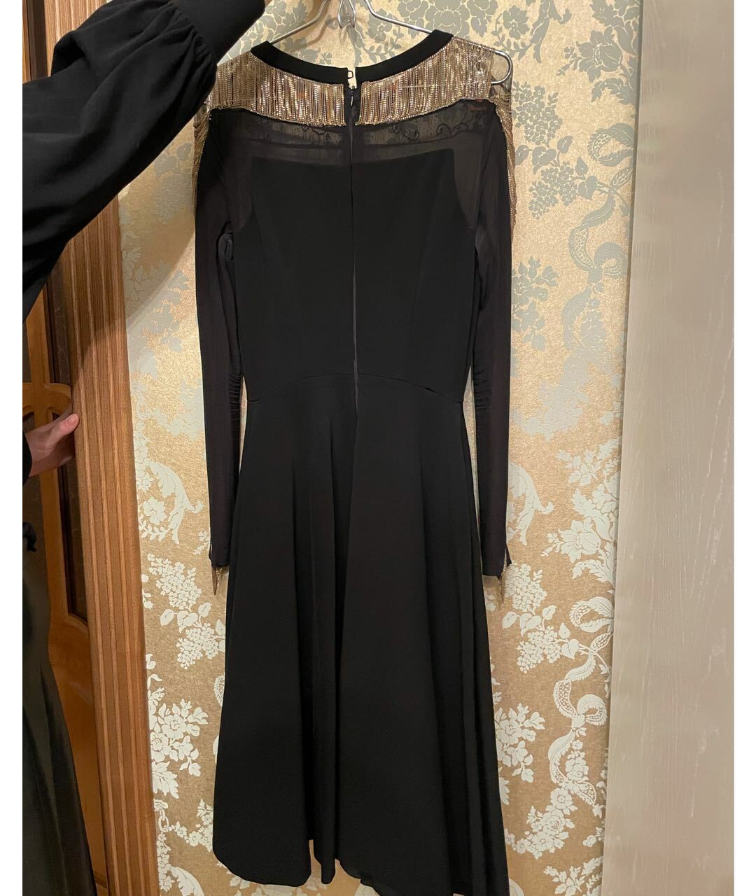 PHILOSOPHY DI LORENZO SERAFINI Черное вечернее платье, фото 3