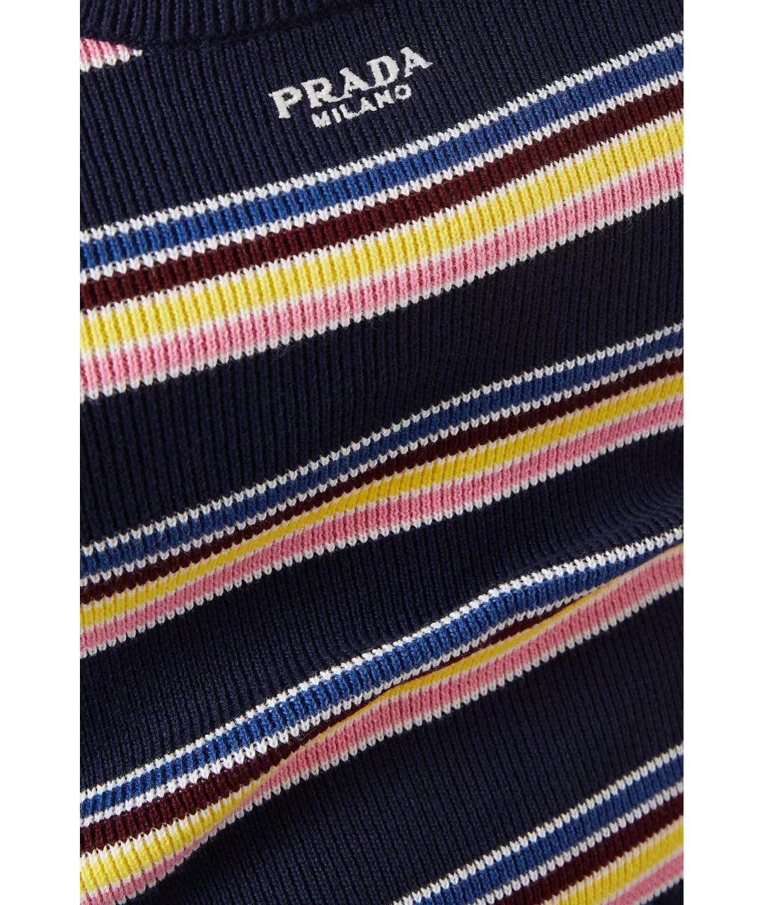PRADA Мульти коктейльное платье, фото 8