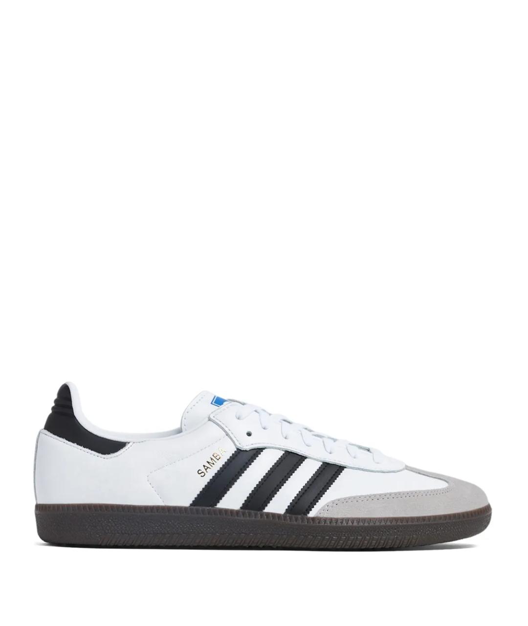 ADIDAS Белые кожаные кроссовки, фото 1